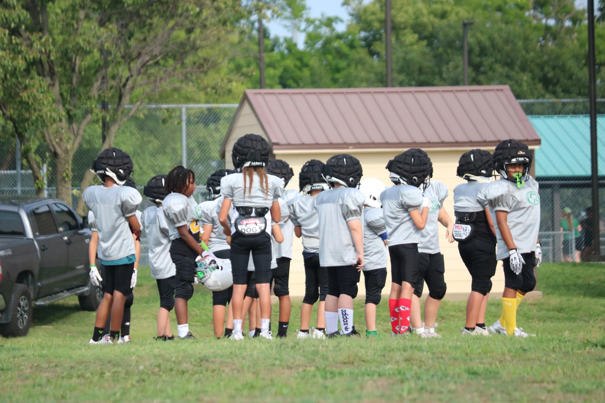 Little League Football Practice (Photos by Holly Bookout)