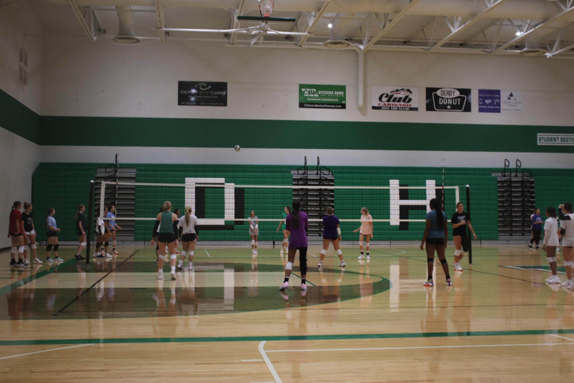 Volleyball practice (Photos by Kallie Picou)