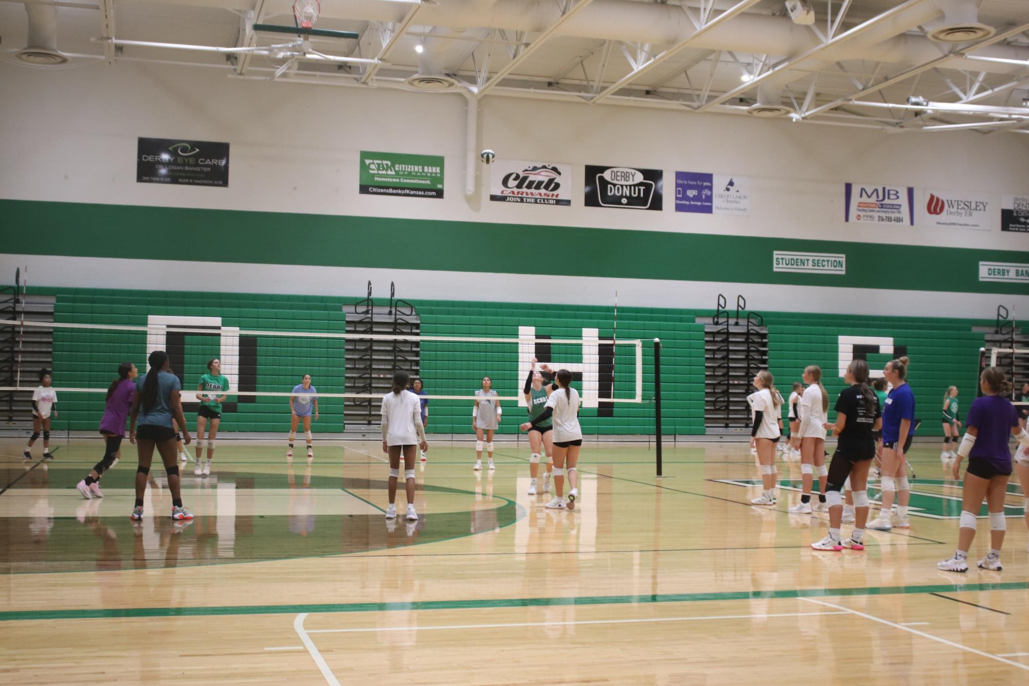 Volleyball practice (Photos by Kallie Picou)