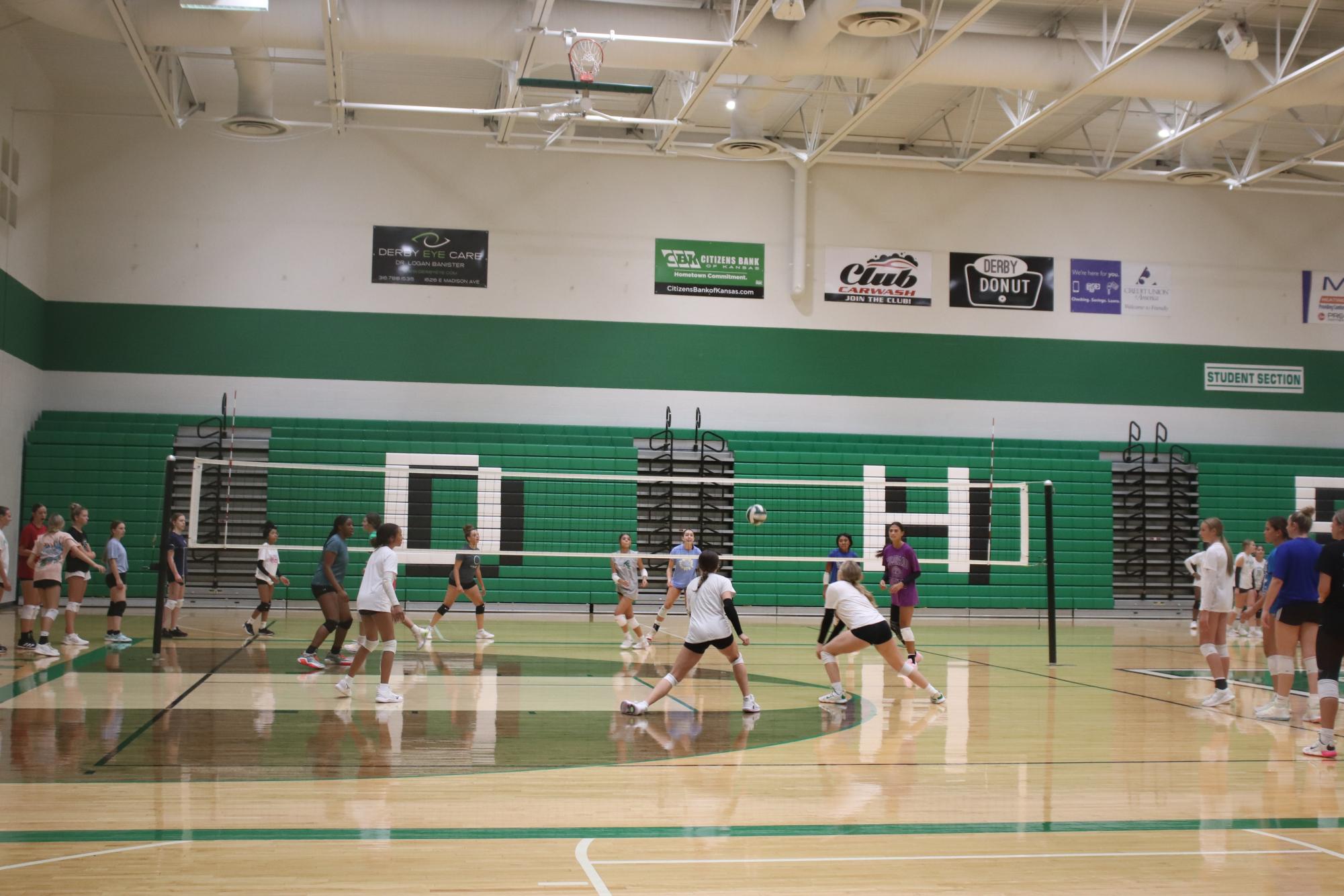 Volleyball practice (Photos by Kallie Picou)