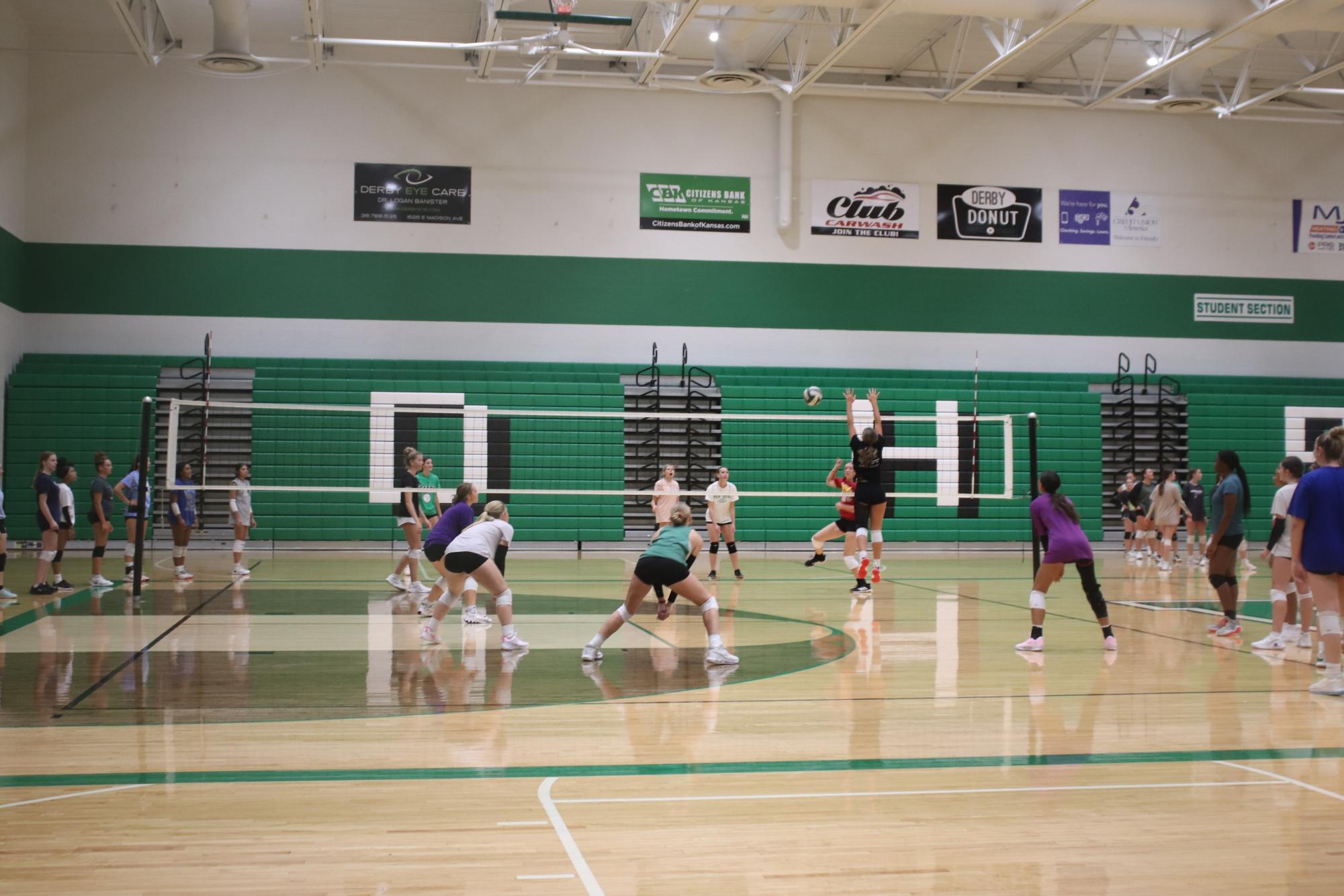 Volleyball practice (Photos by Kallie Picou)