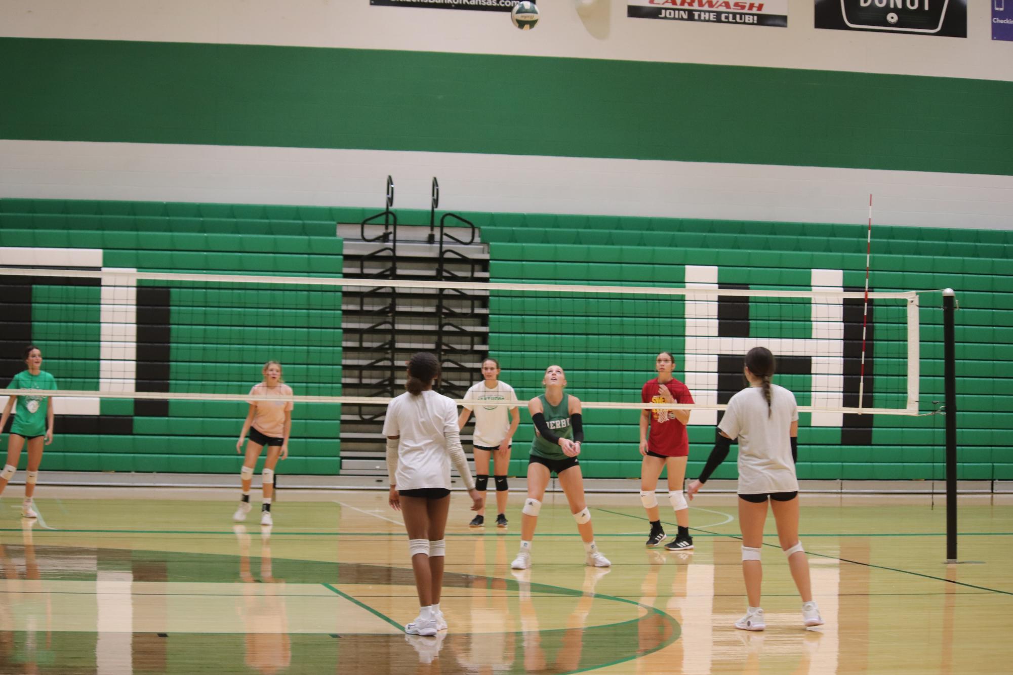 Volleyball practice (Photos by Kallie Picou)