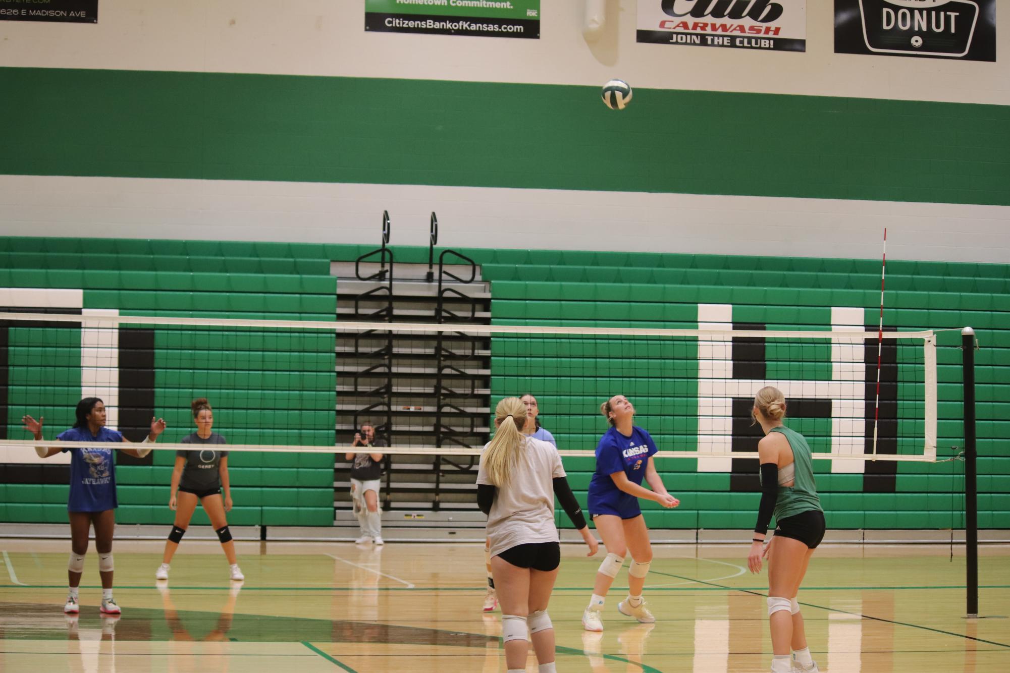 Volleyball practice (Photos by Kallie Picou)