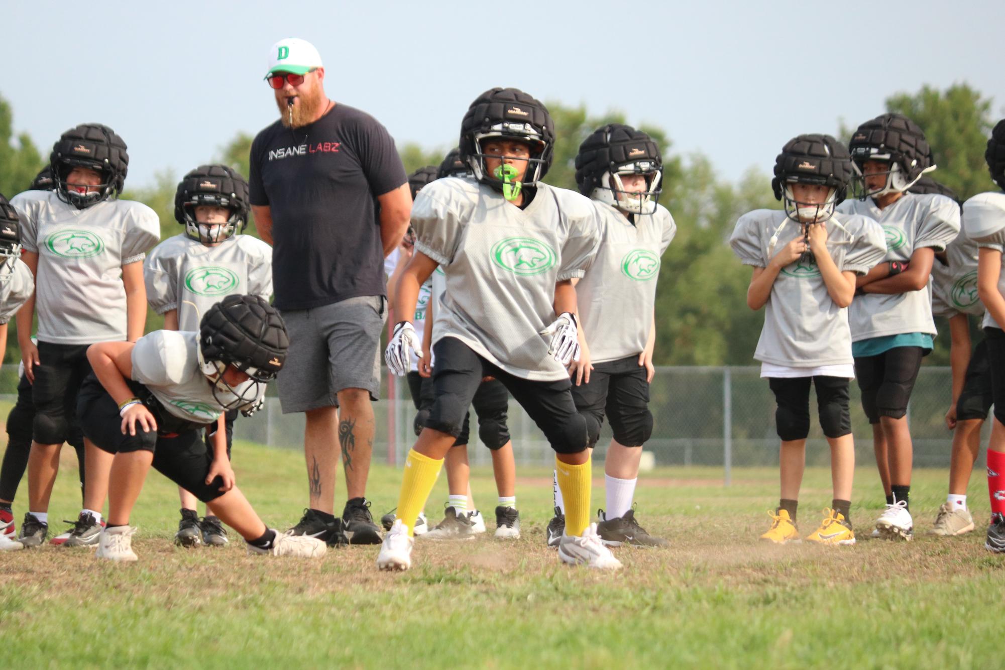 Little League Football Practice (Photos by Holly Bookout)