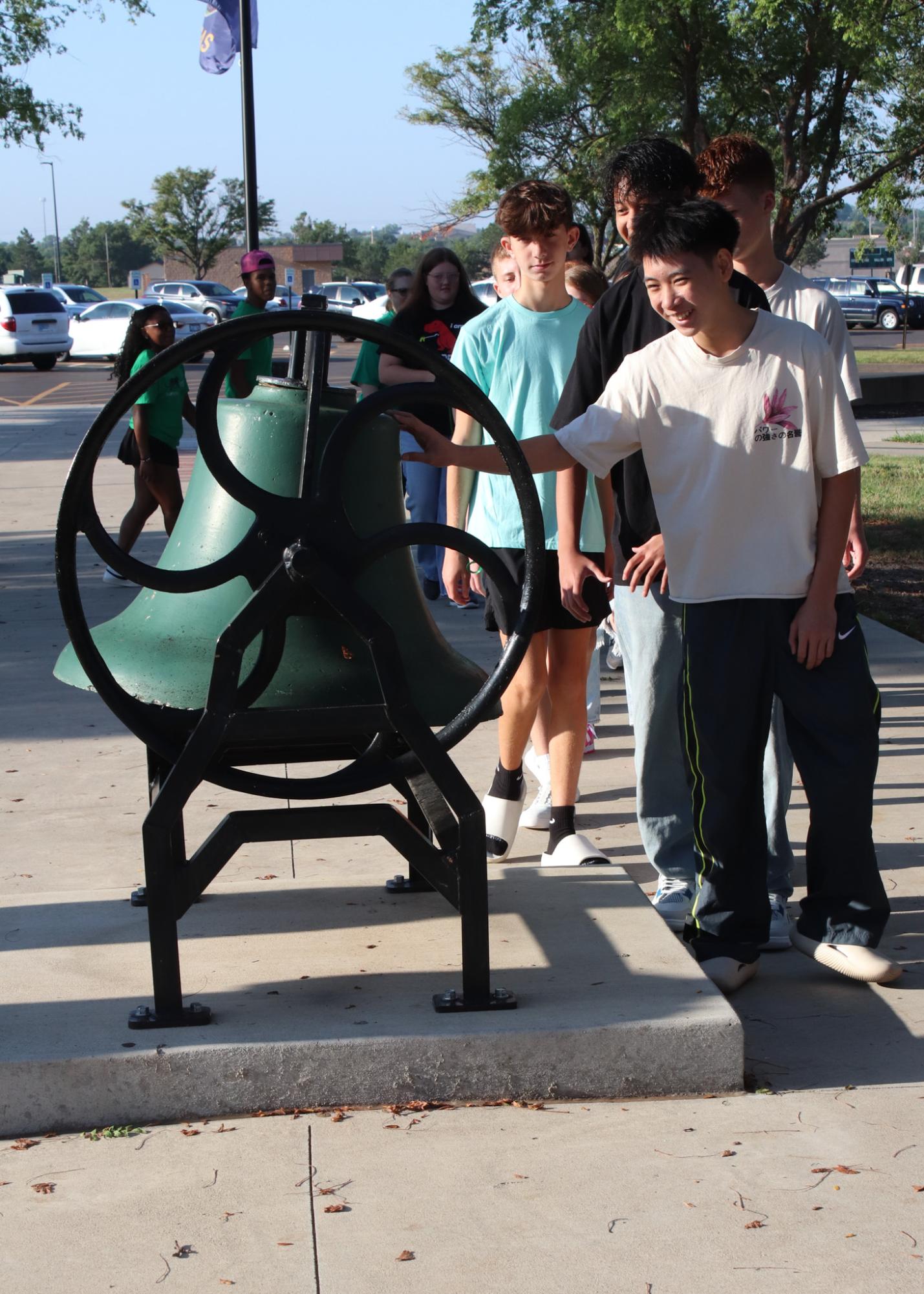 New student first day (Photos by Taylor Hallowell)