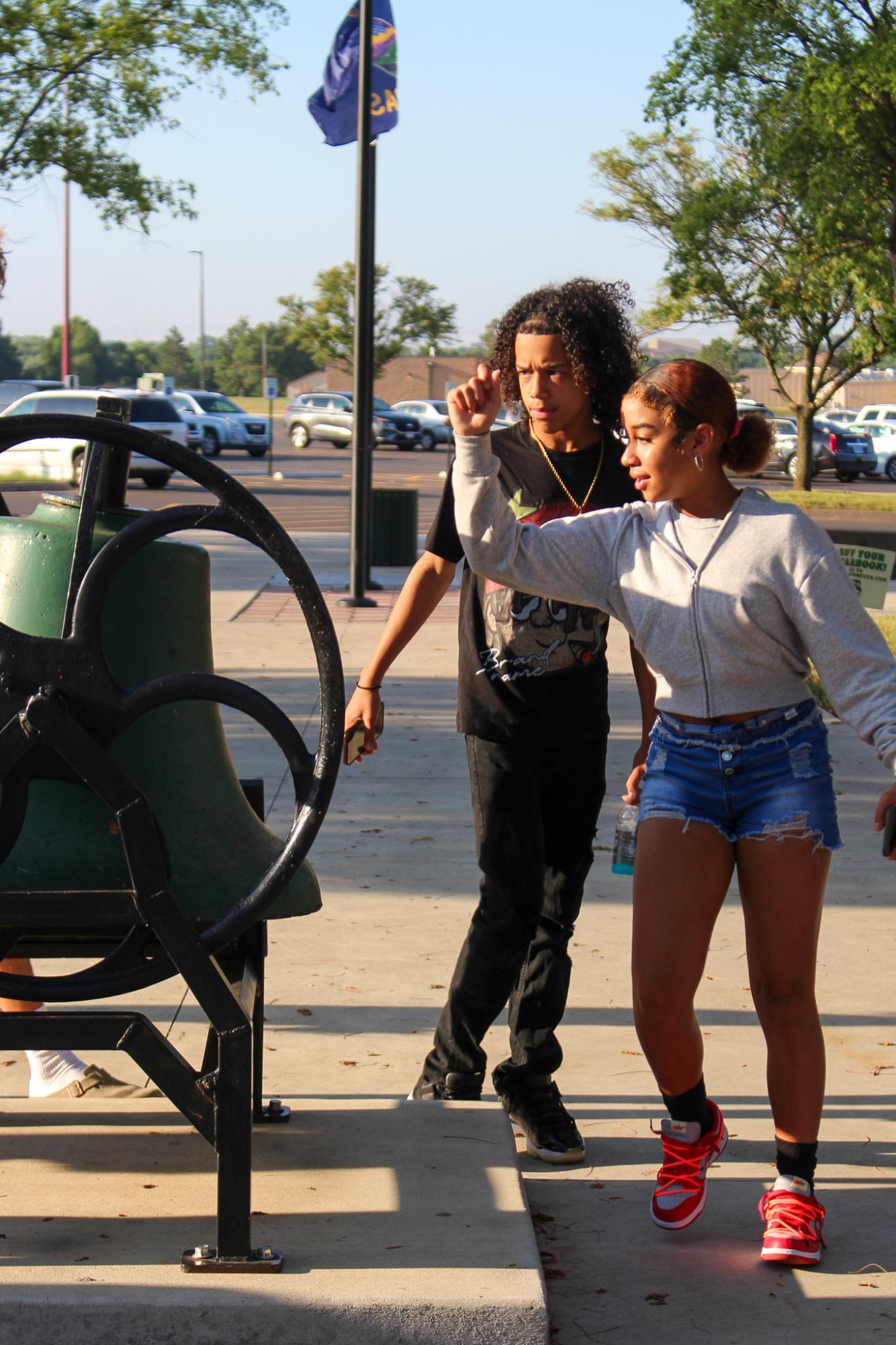 New student first day (Photos by Delainey Stephenson)