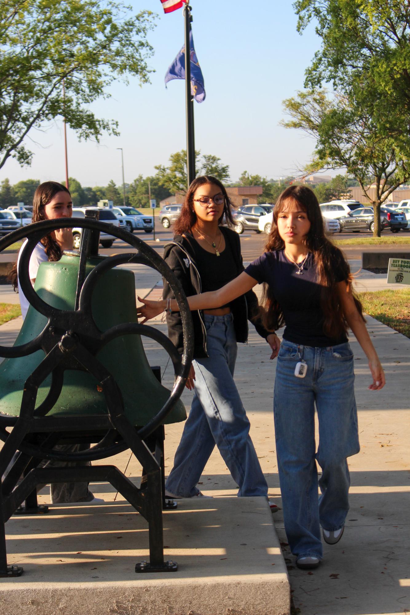 New student first day (Photos by Delainey Stephenson)