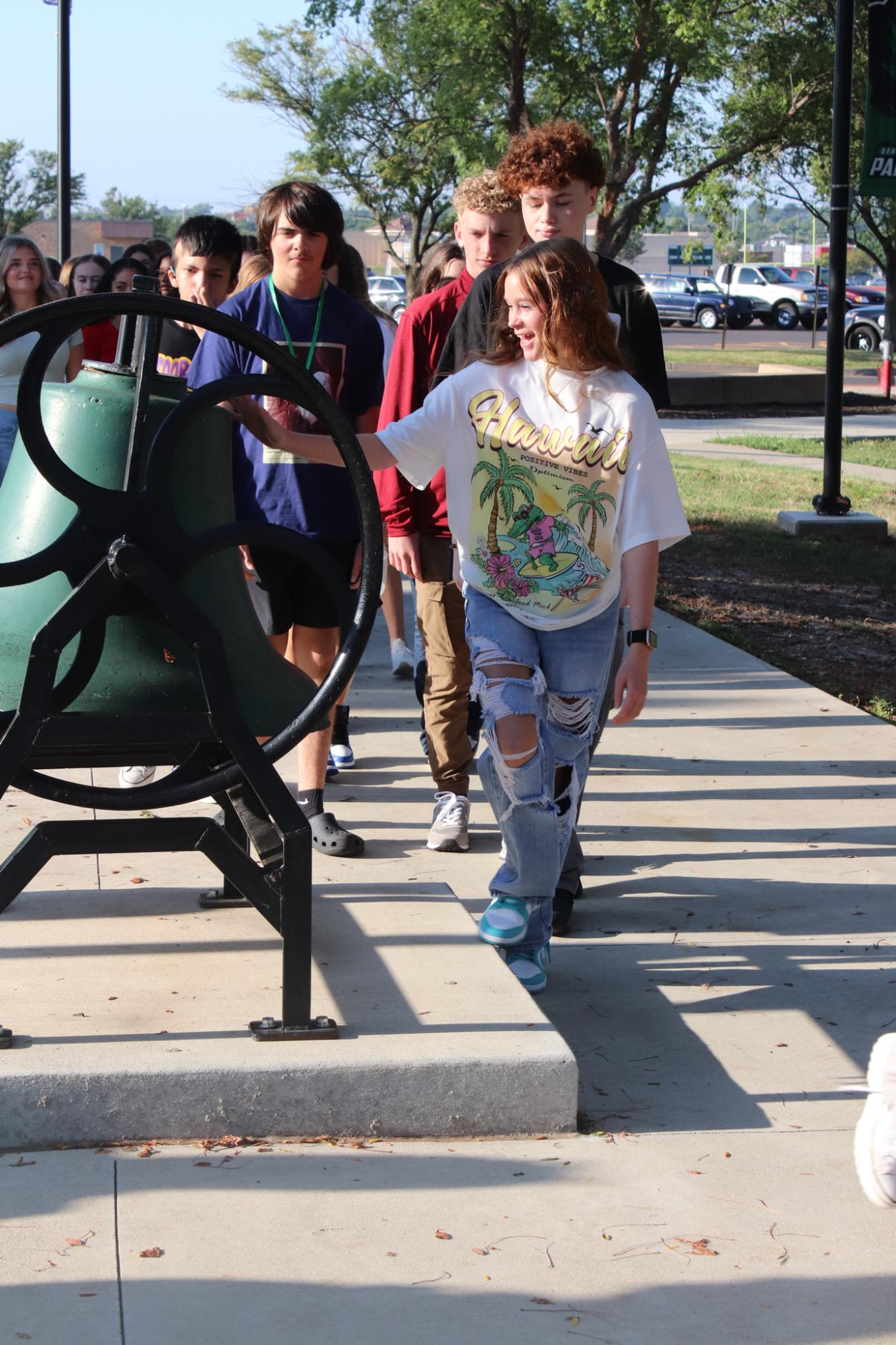 New student first day (Photos by Taylor Hallowell)