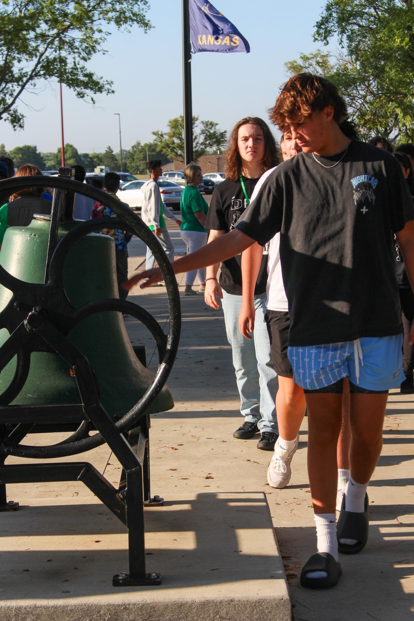 New student first day (Photos by Delainey Stephenson)