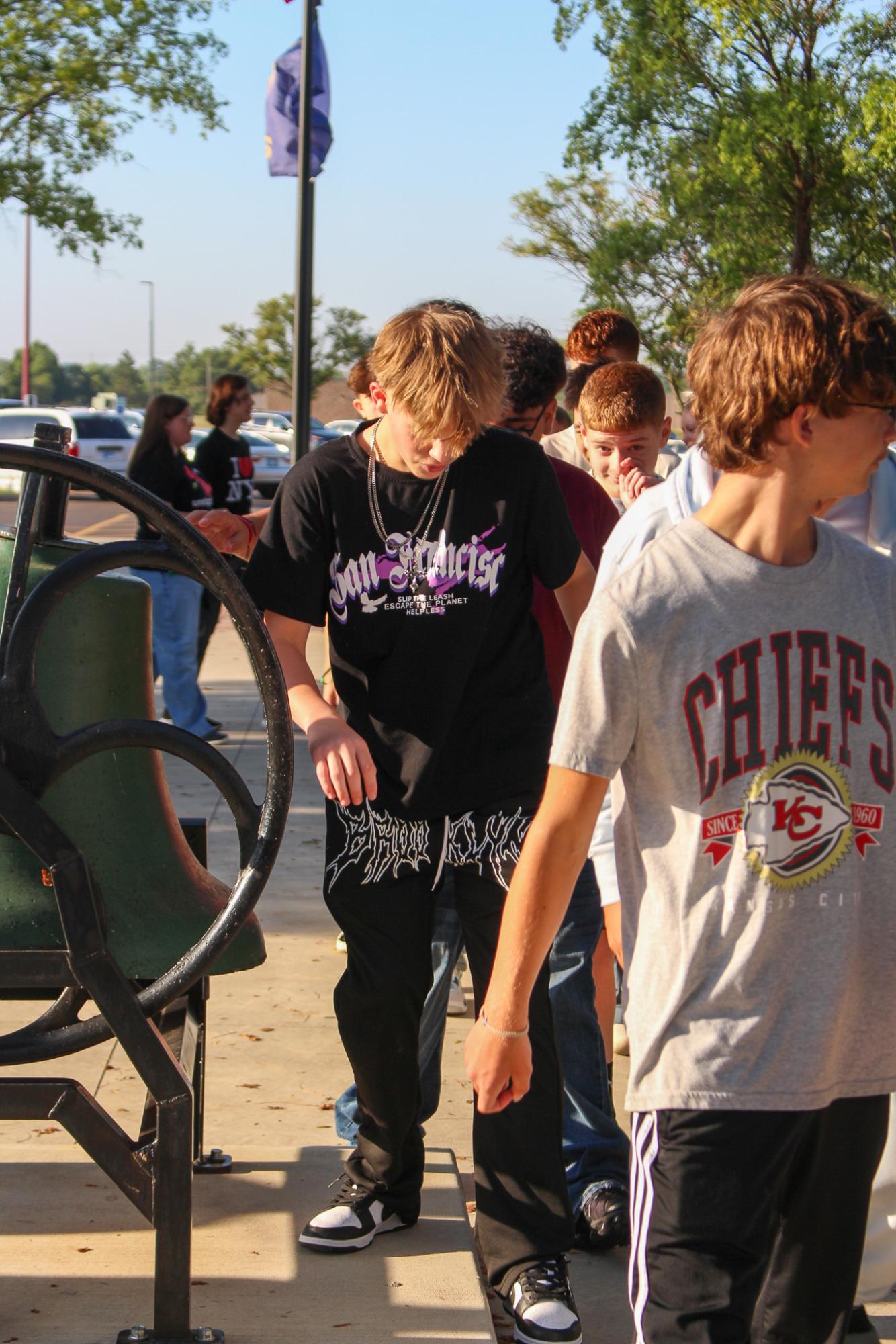 New student first day (Photos by Delainey Stephenson)