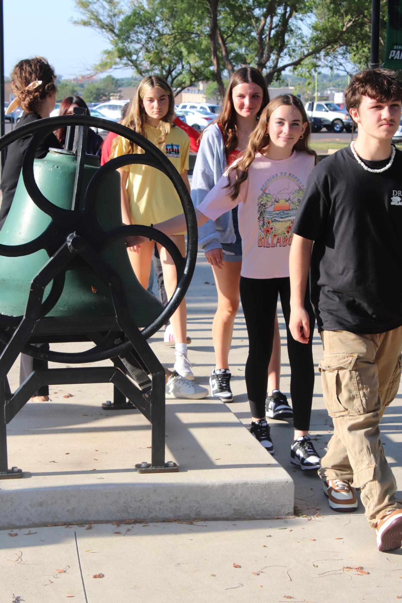 New student first day (Photos by Taylor Hallowell)