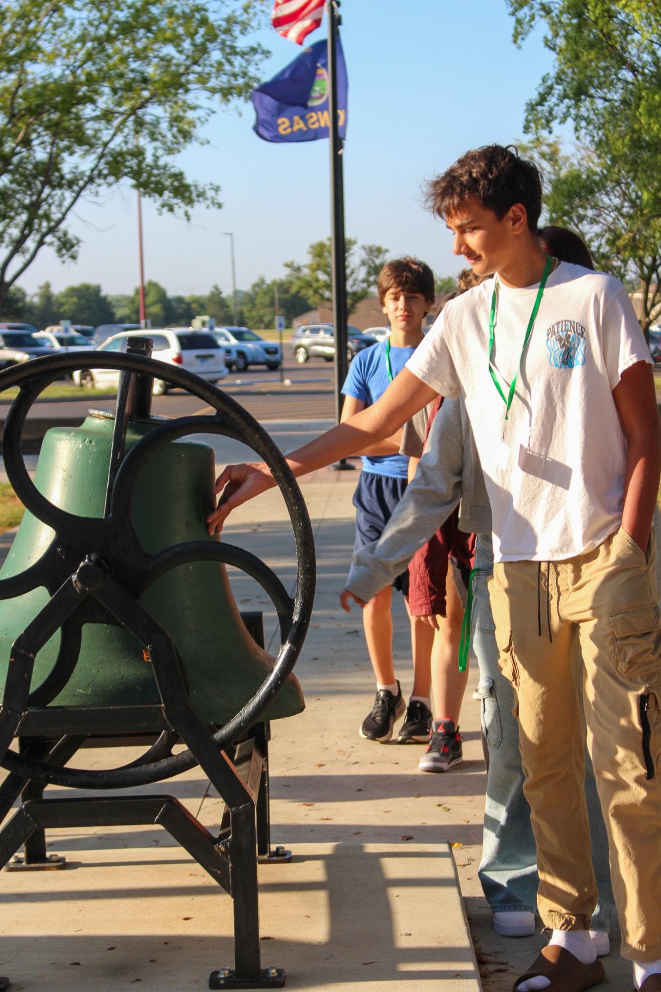 New student first day (Photos by Delainey Stephenson)