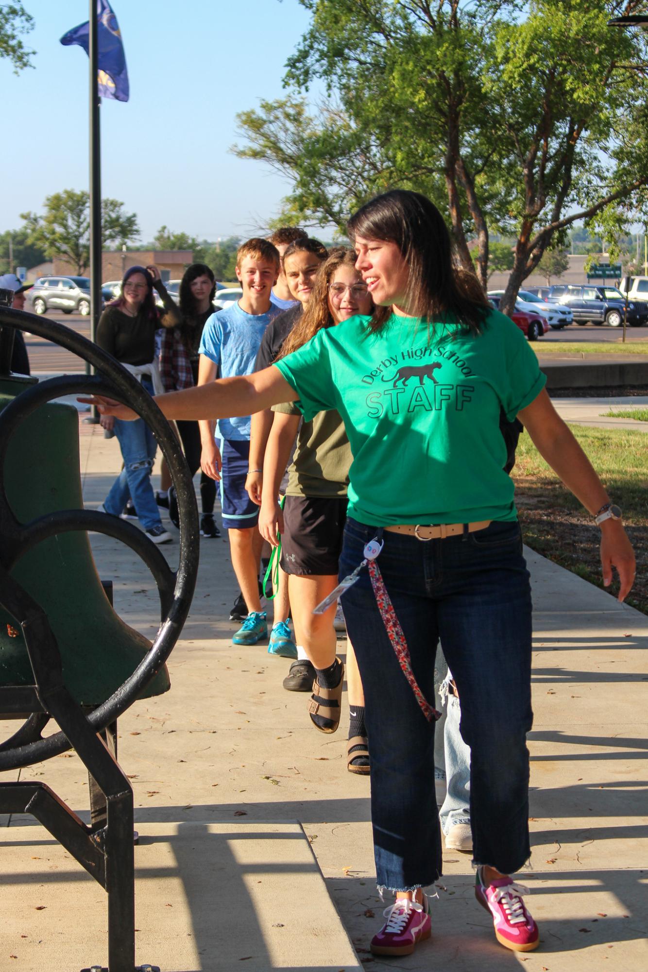 New student first day (Photos by Delainey Stephenson)