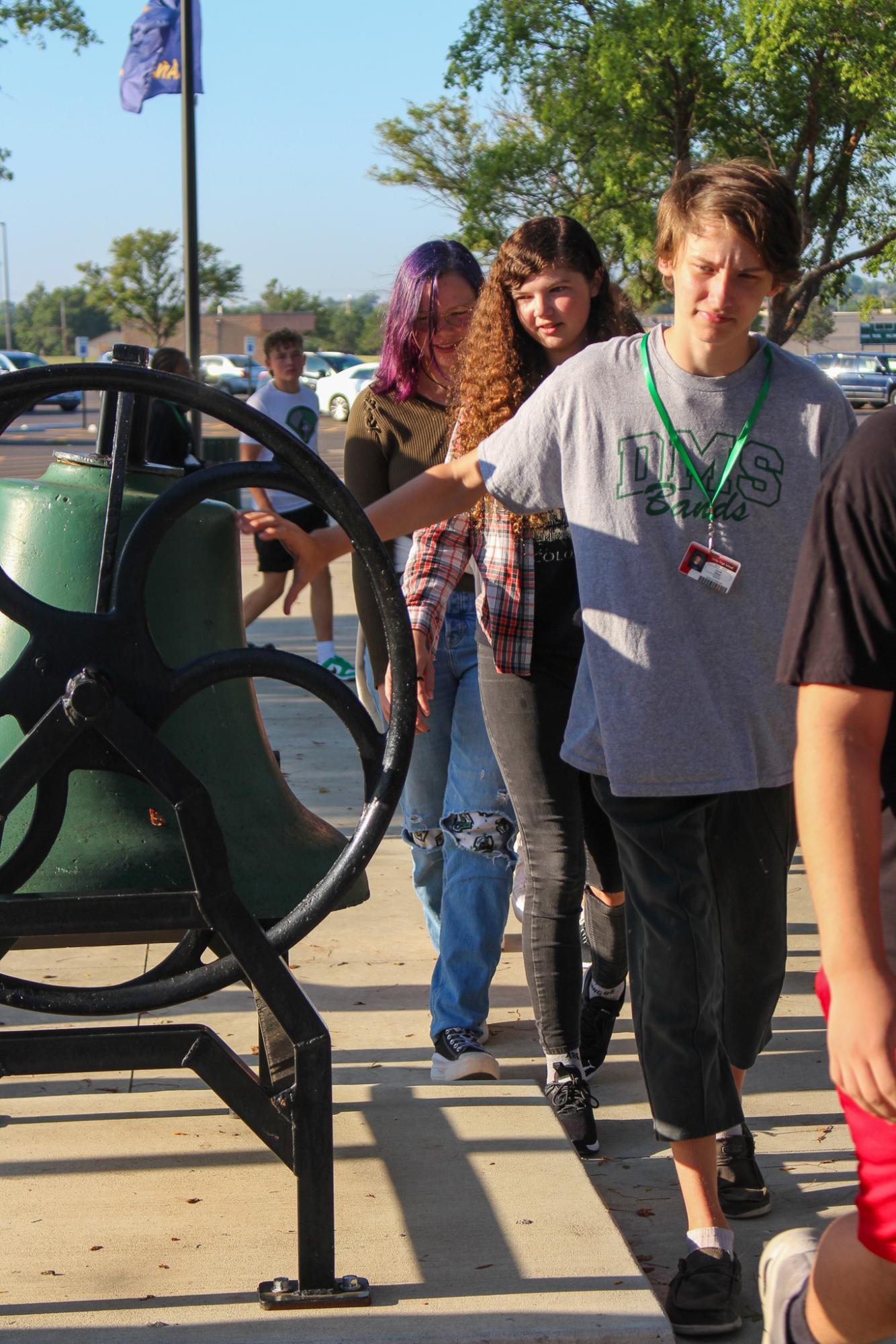 New student first day (Photos by Delainey Stephenson)