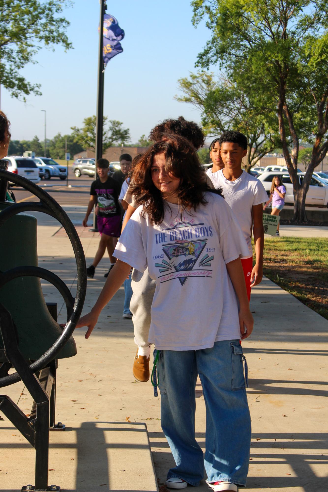 New student first day (Photos by Delainey Stephenson)