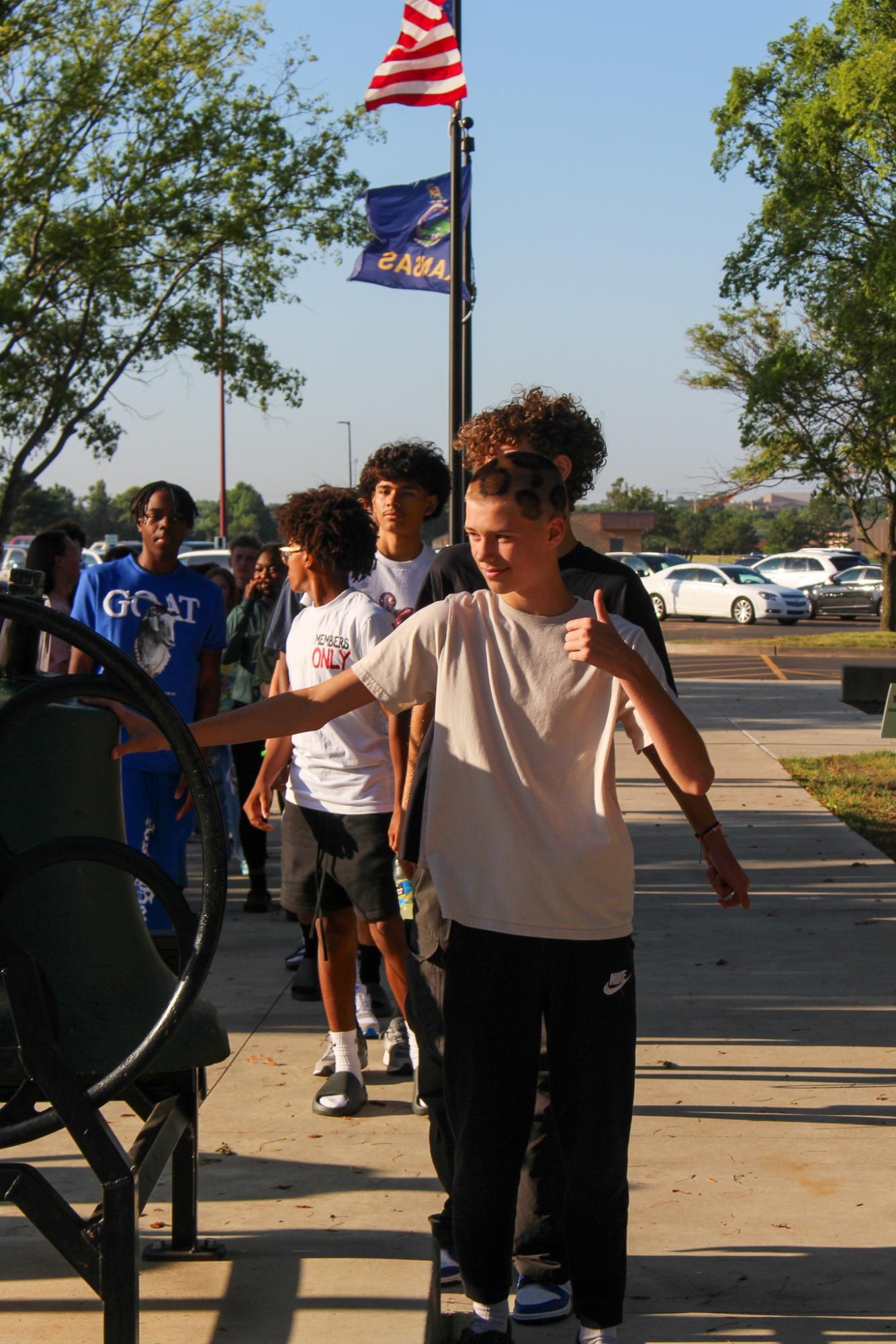 New student first day (Photos by Delainey Stephenson)