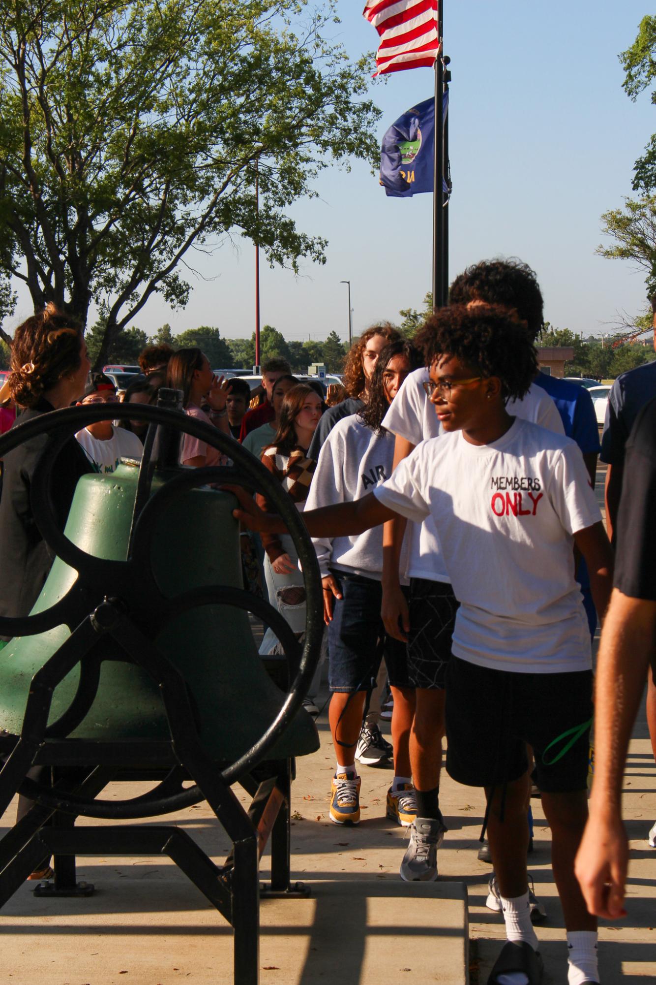 New student first day (Photos by Delainey Stephenson)