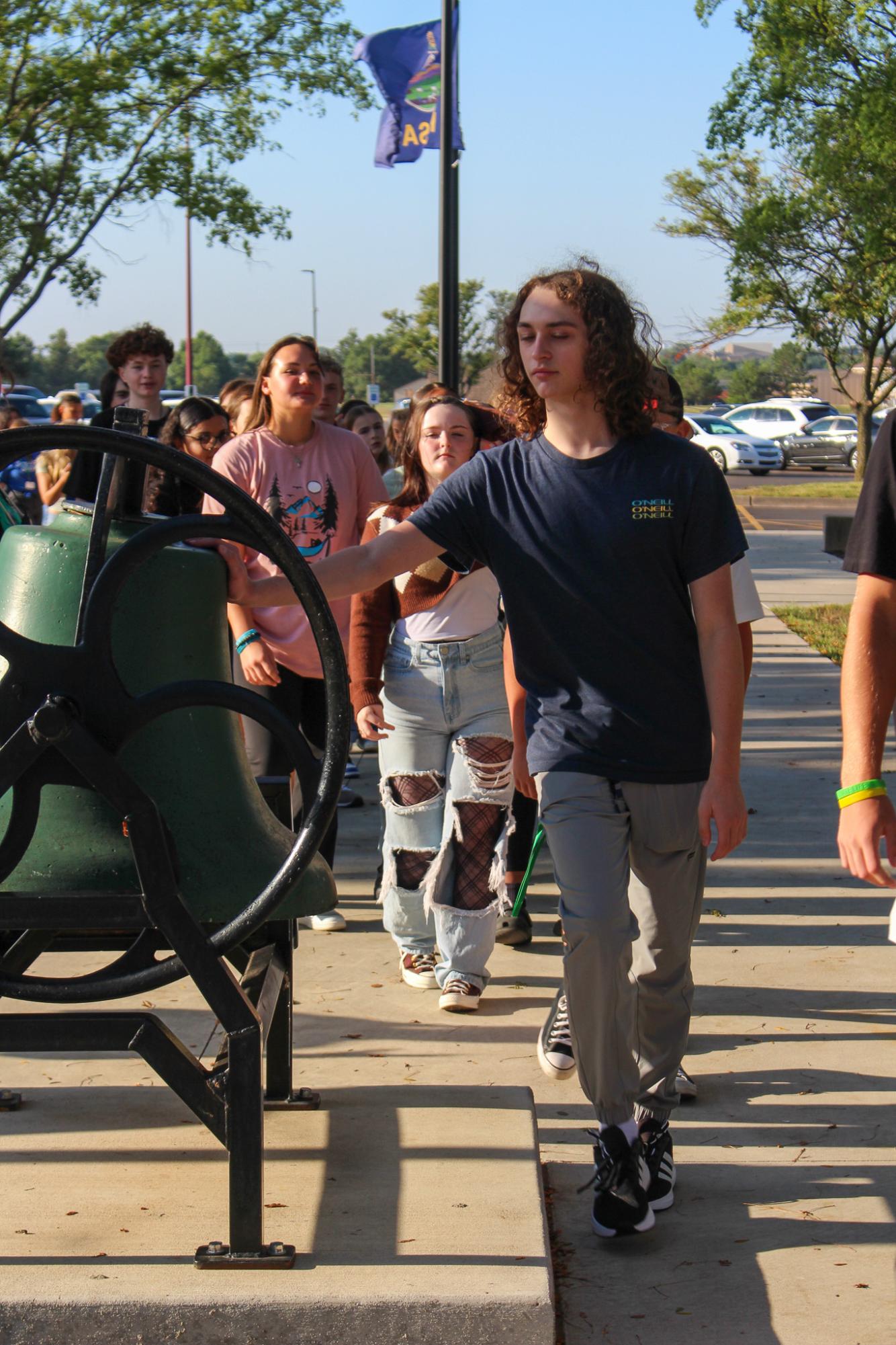 New student first day (Photos by Delainey Stephenson)