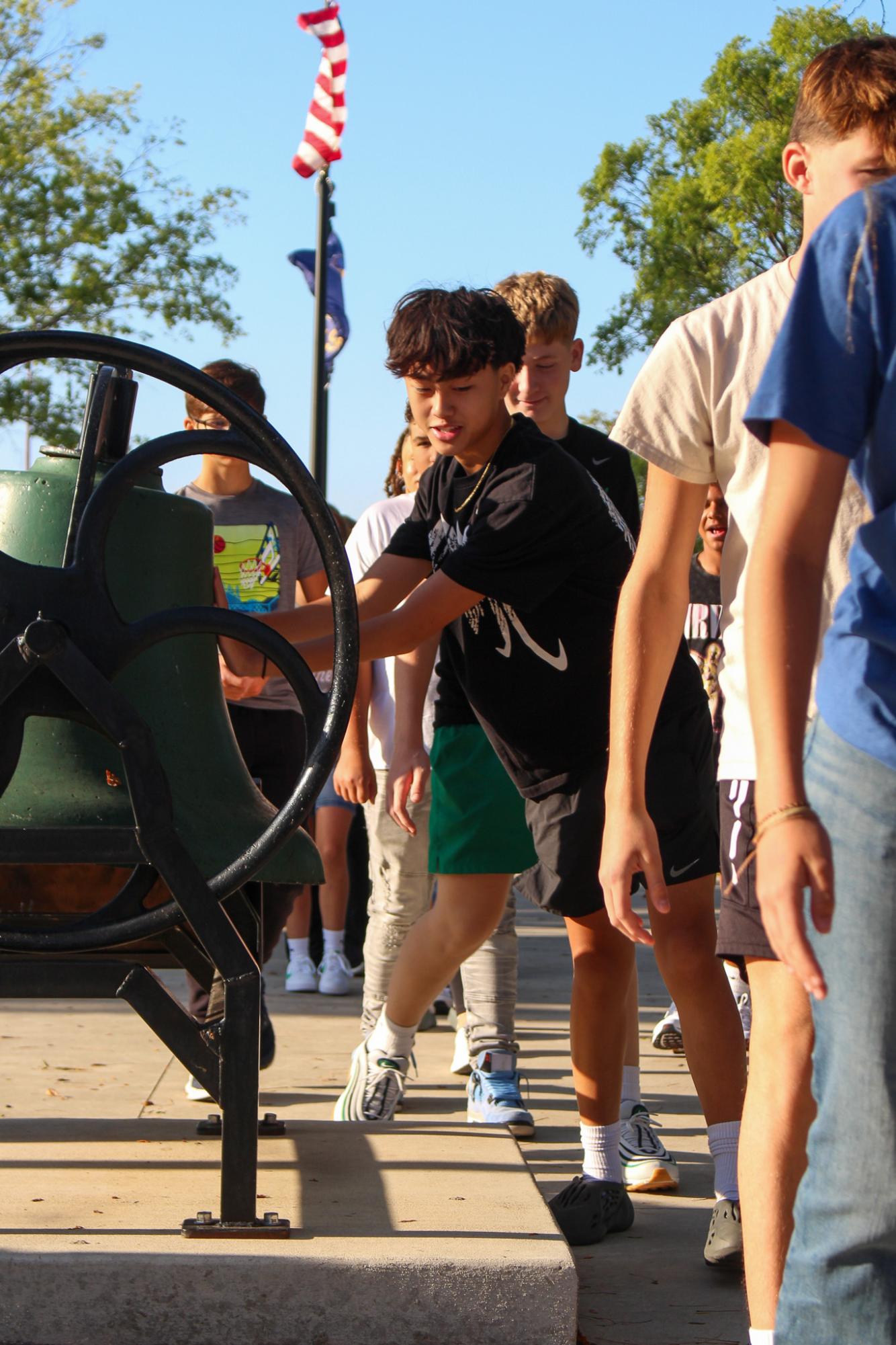 New student first day (Photos by Delainey Stephenson)