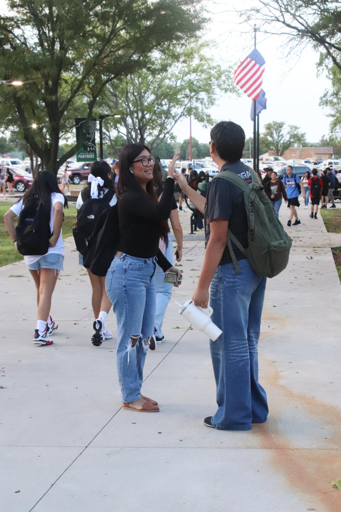 New student first day (Photos by Taylor Hallowell)