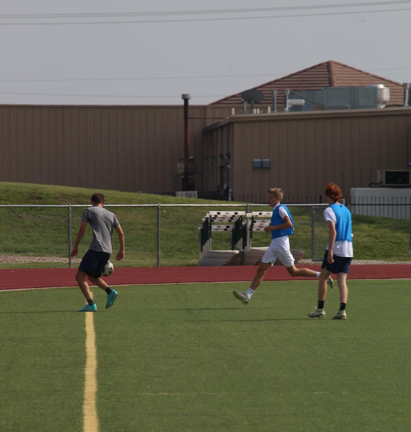 Boys soccer practice (Photos by Myca Keith)