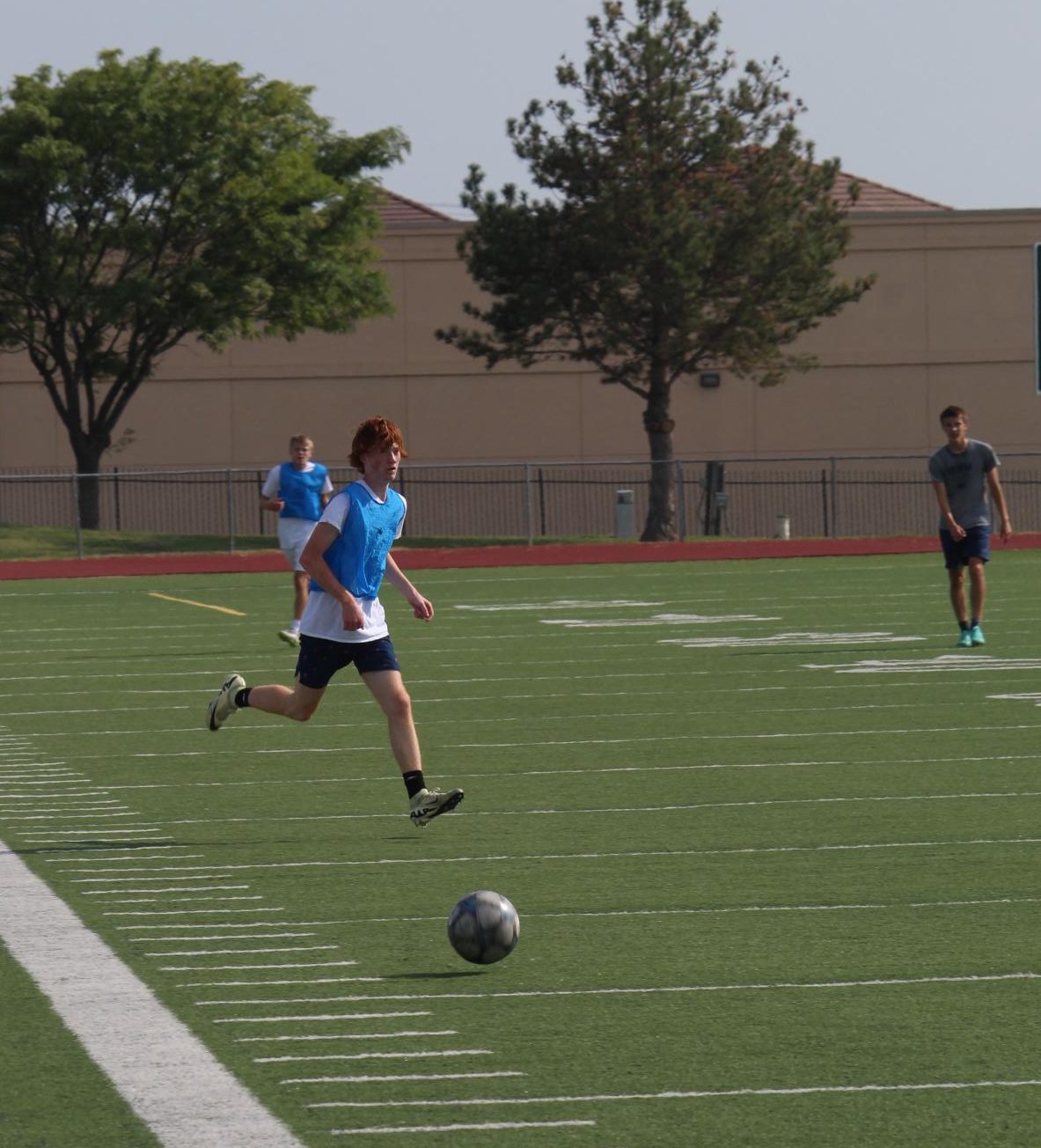 Boys soccer practice (Photos by Myca Keith)