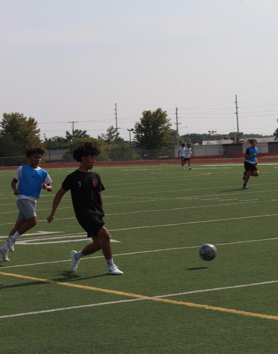 Boys soccer practice (Photos by Myca Keith)