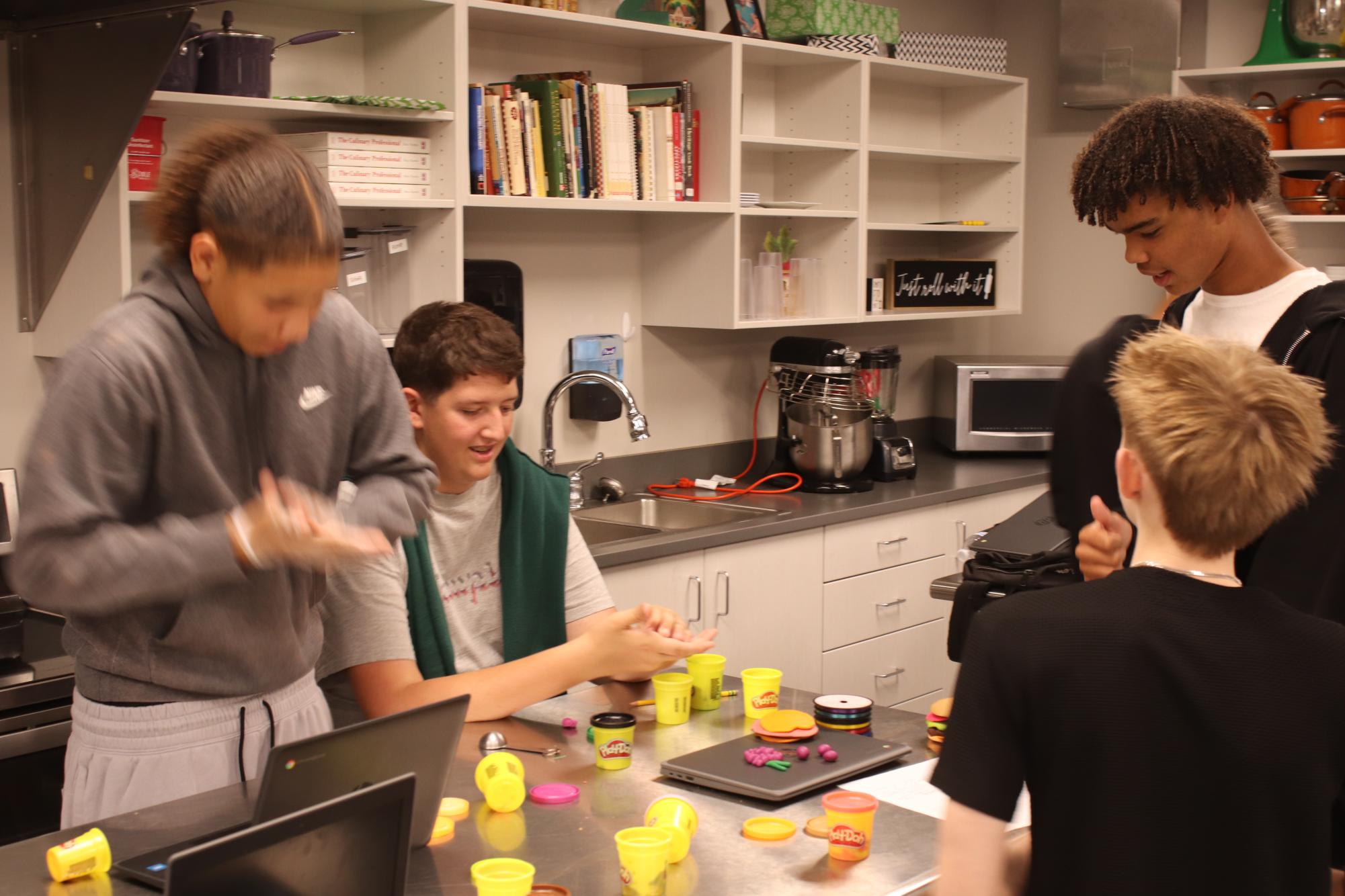 Culinary Class Plays With Play-doh (Photos By Cash Dawson)