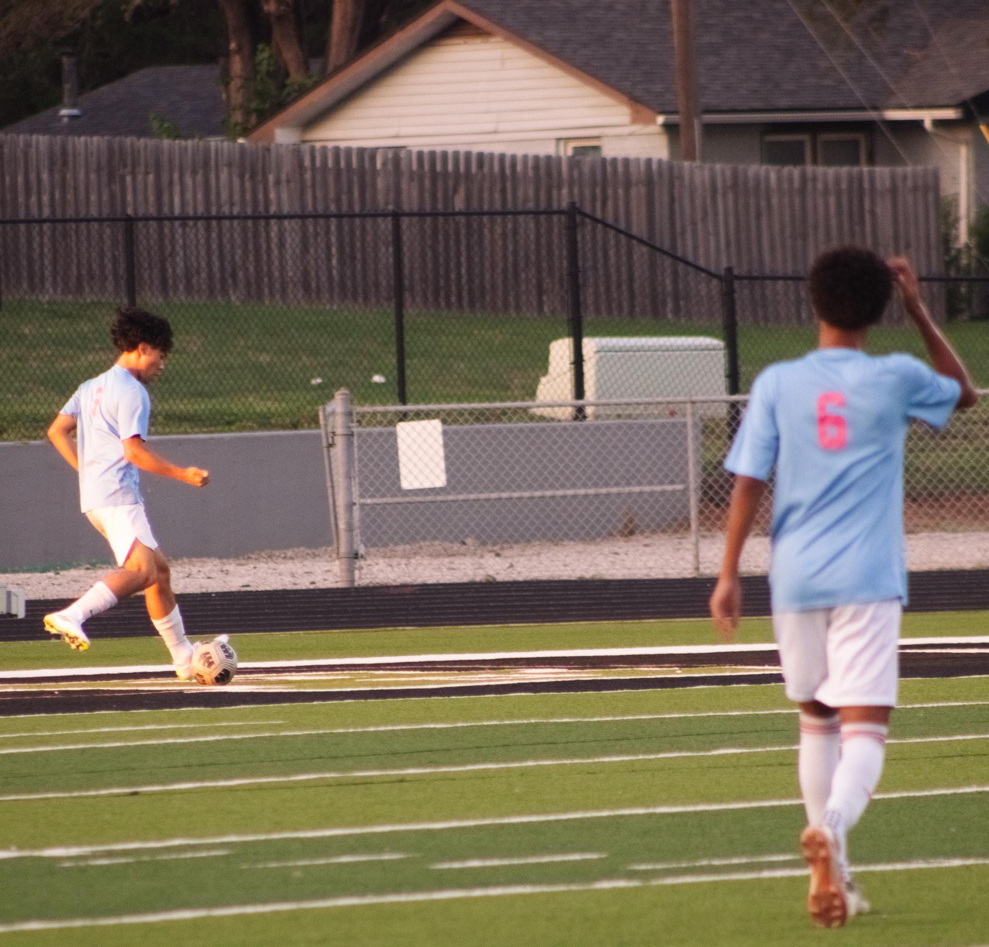 Boys soccer vs. Alumni (Photos by Ava Mbawuike)