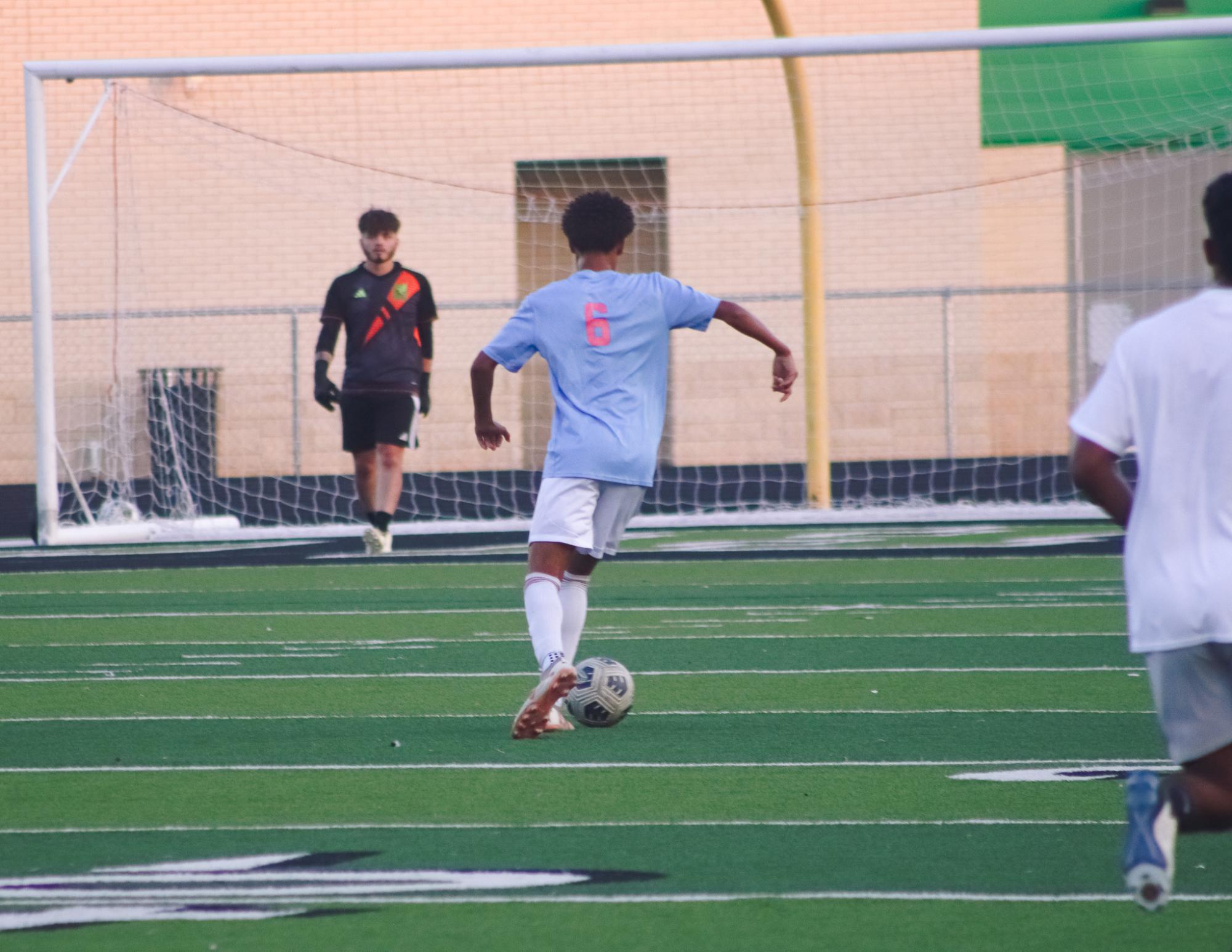 Boys soccer vs. Alumni (Photos by Ava Mbawuike)