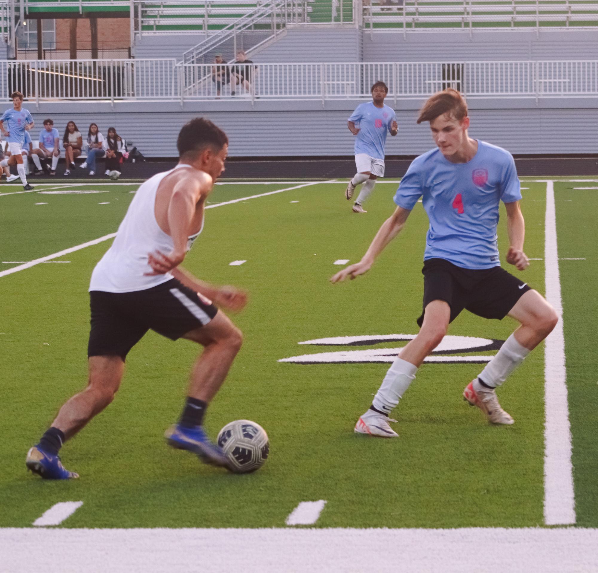 Boys soccer vs. Alumni (Photos by Ava Mbawuike)