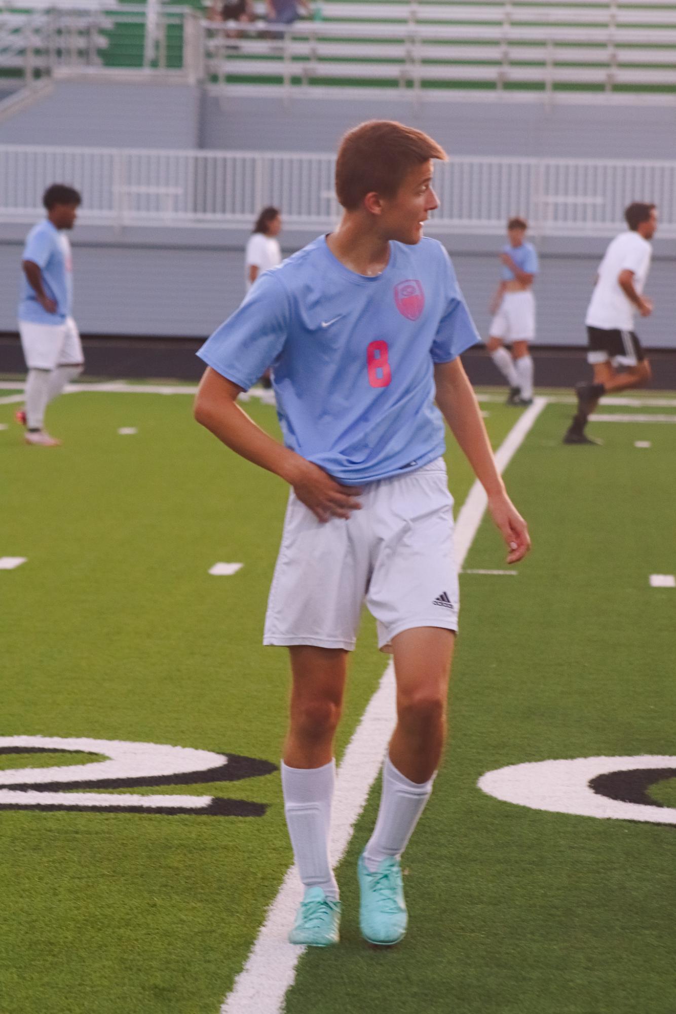 Boys soccer vs. Alumni (Photos by Ava Mbawuike)