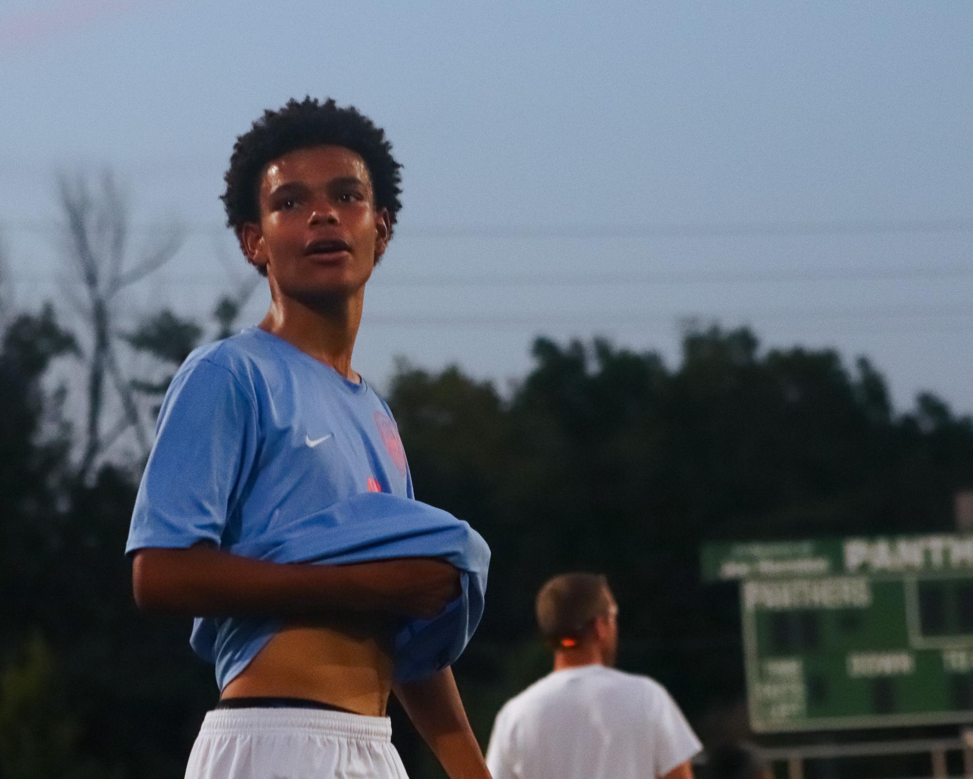 Boys soccer vs. Alumni (Photos by Ava Mbawuike)