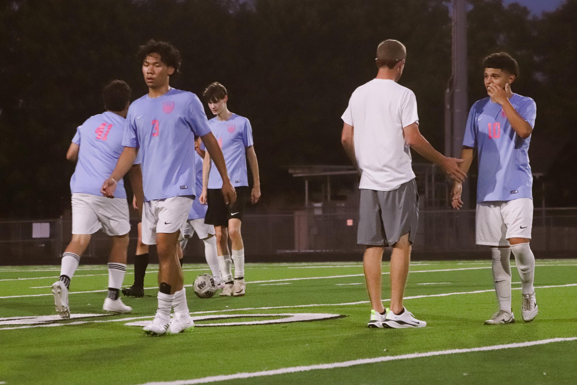 Boys soccer vs. Alumni (Photos by Ava Mbawuike)