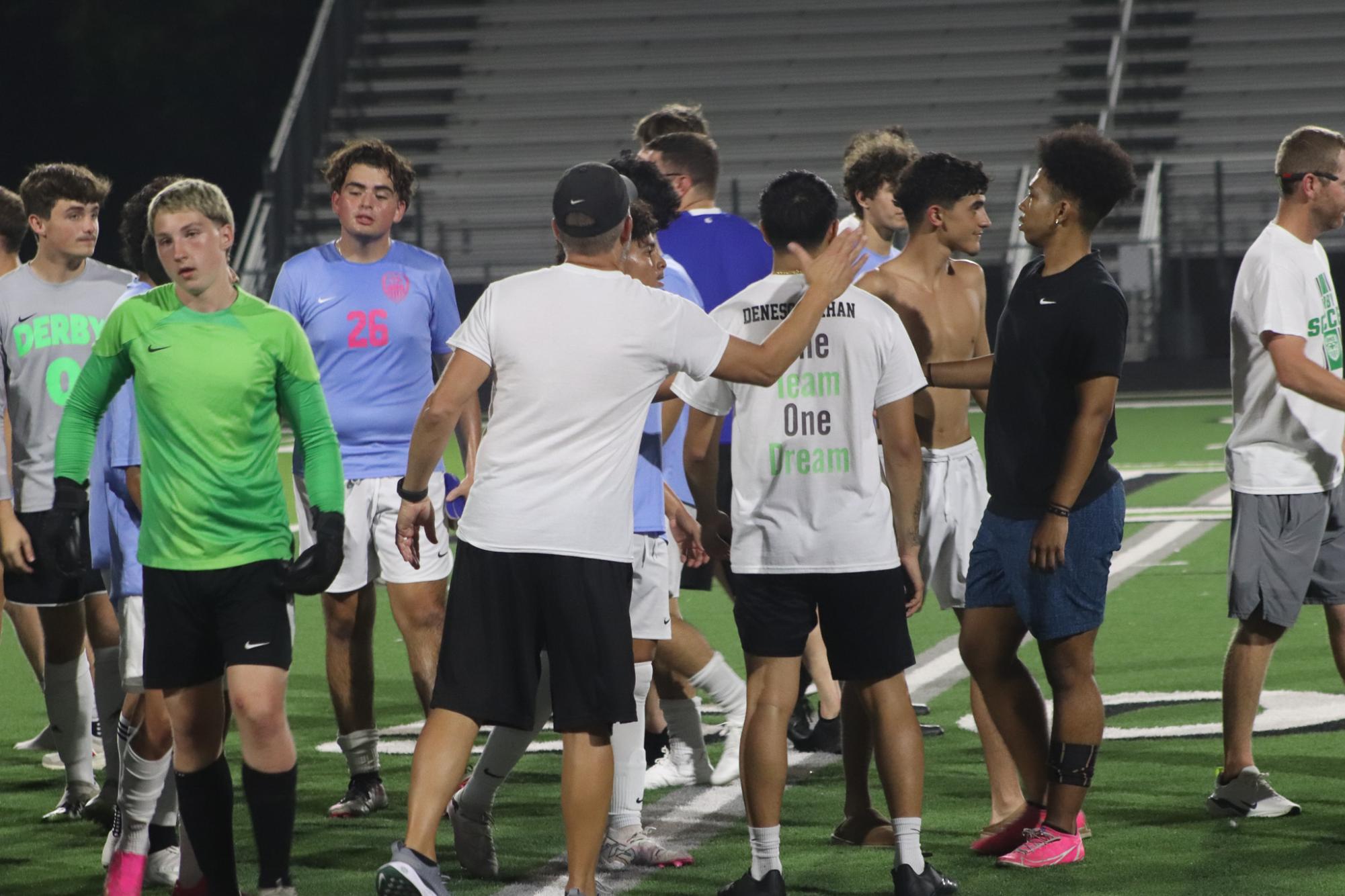 Boys soccer vs. Alumni (Photos by Ava Mbawuike)