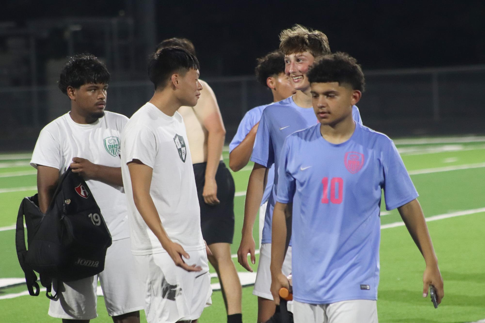 Boys soccer vs. Alumni (Photos by Ava Mbawuike)