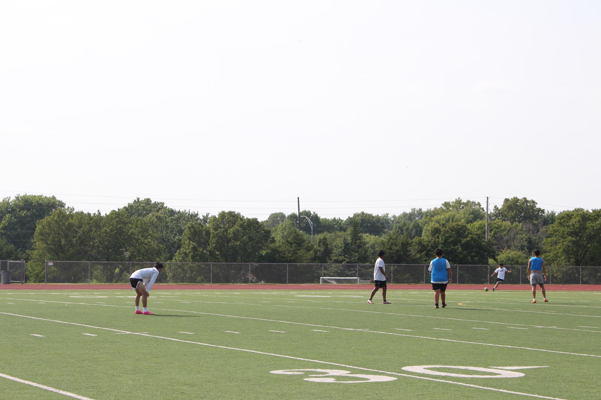 Tennis, Soccer and Volleyball practice (Photos by Tomie Kerby)