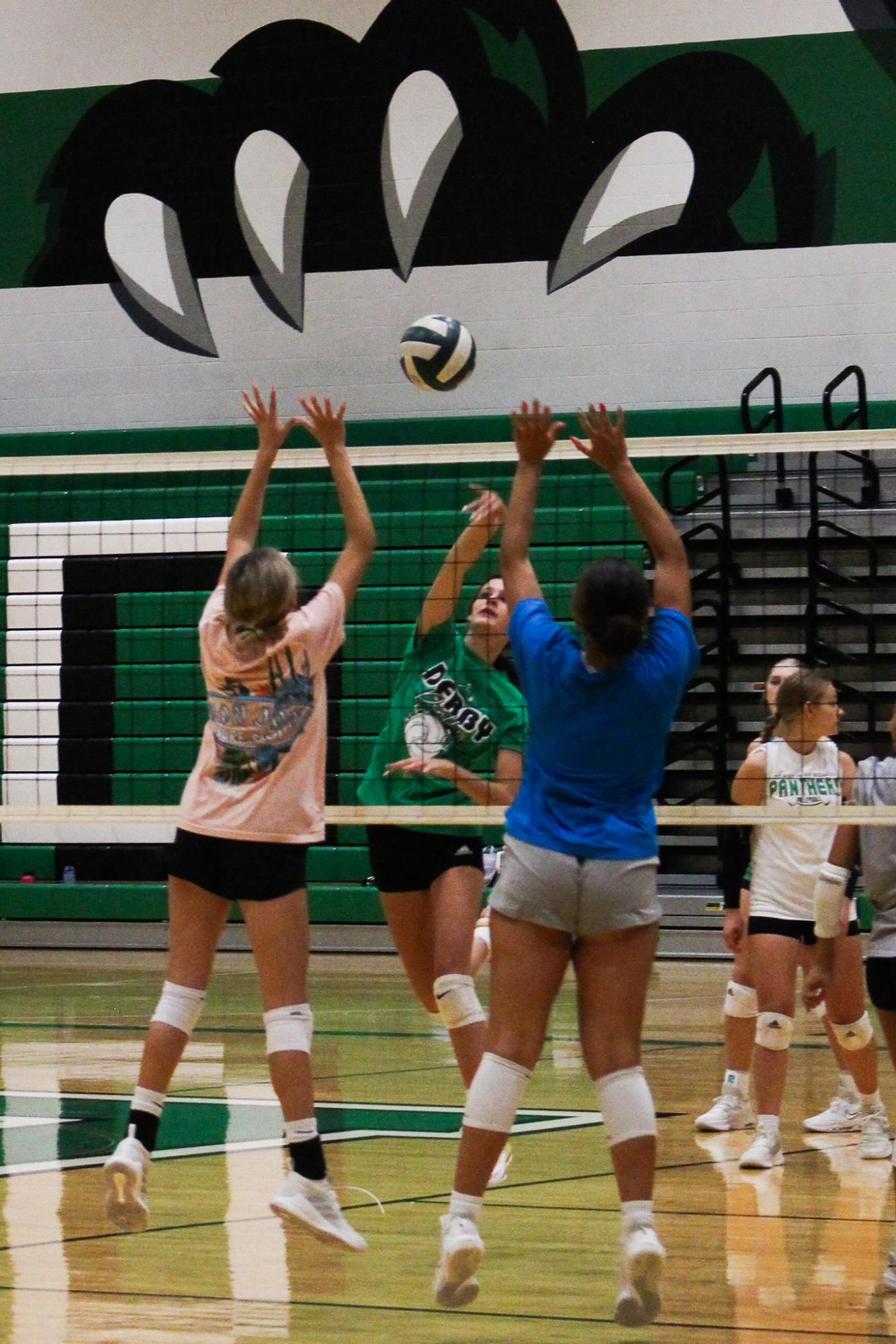 Tennis, Soccer and Volleyball practice (Photos by Tomie Kerby)