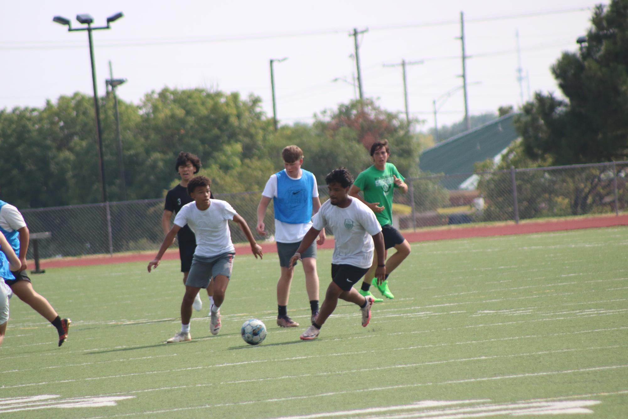 Soccer and Volleyball Practice (Photos by Bailey Sallman)