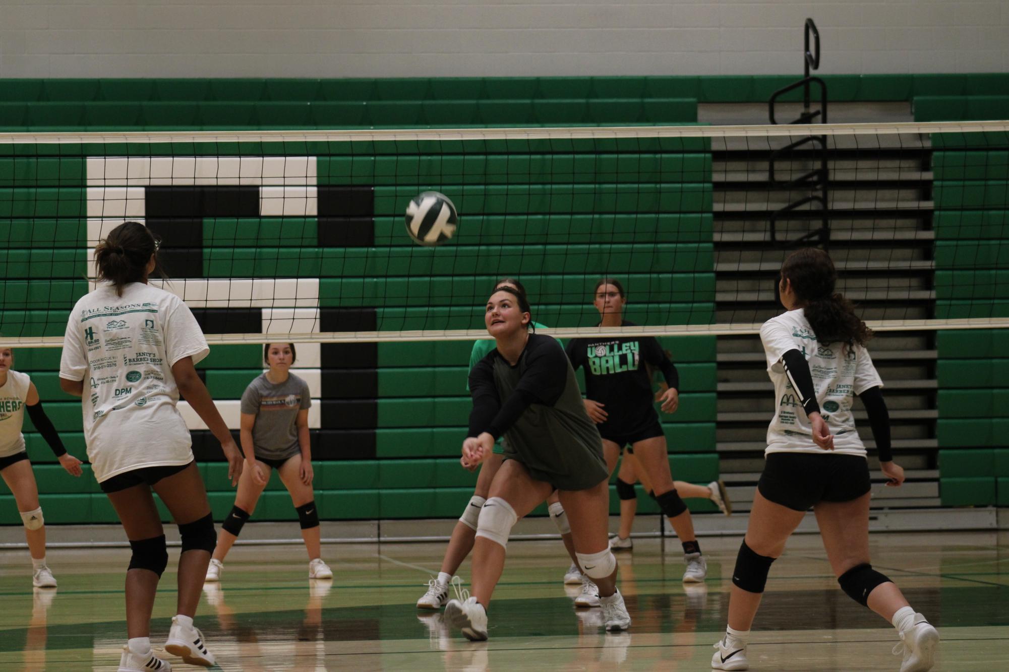 Volleyball and soccer practice (photos by Olivia Grosser)