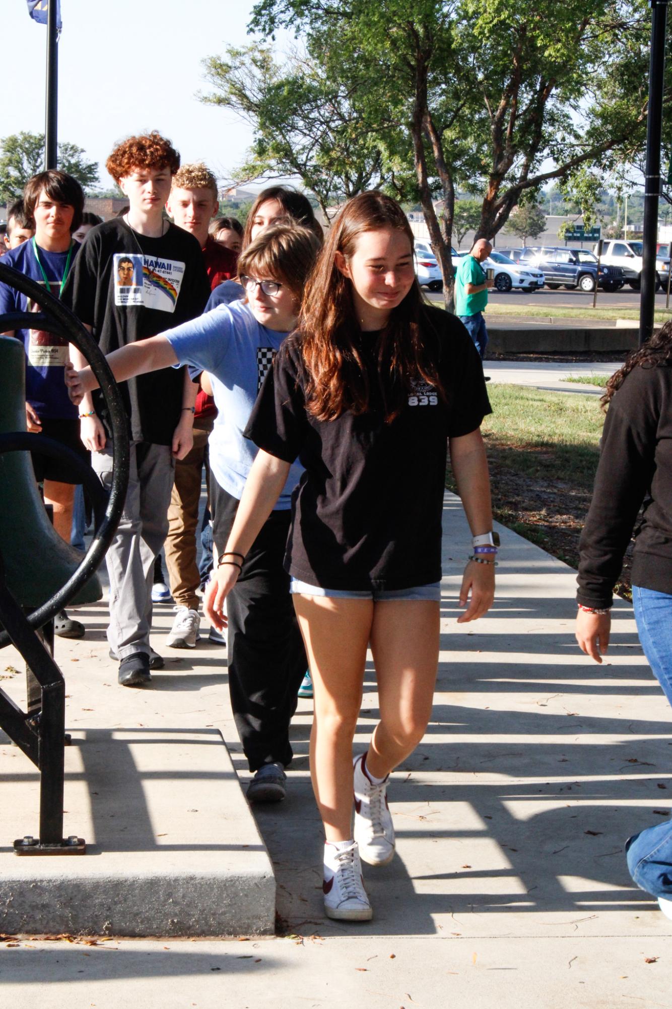 New student first day (Photos by Kaelyn Kissack)