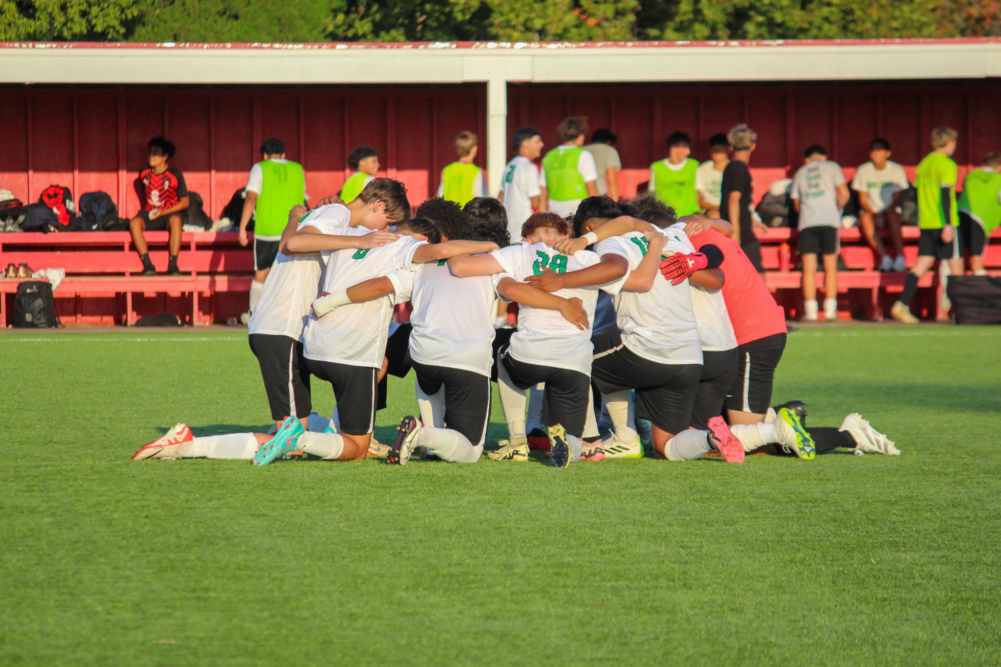 Boys Varsity soccer vs. Mazie High (Photos by Delainey Stephenson)