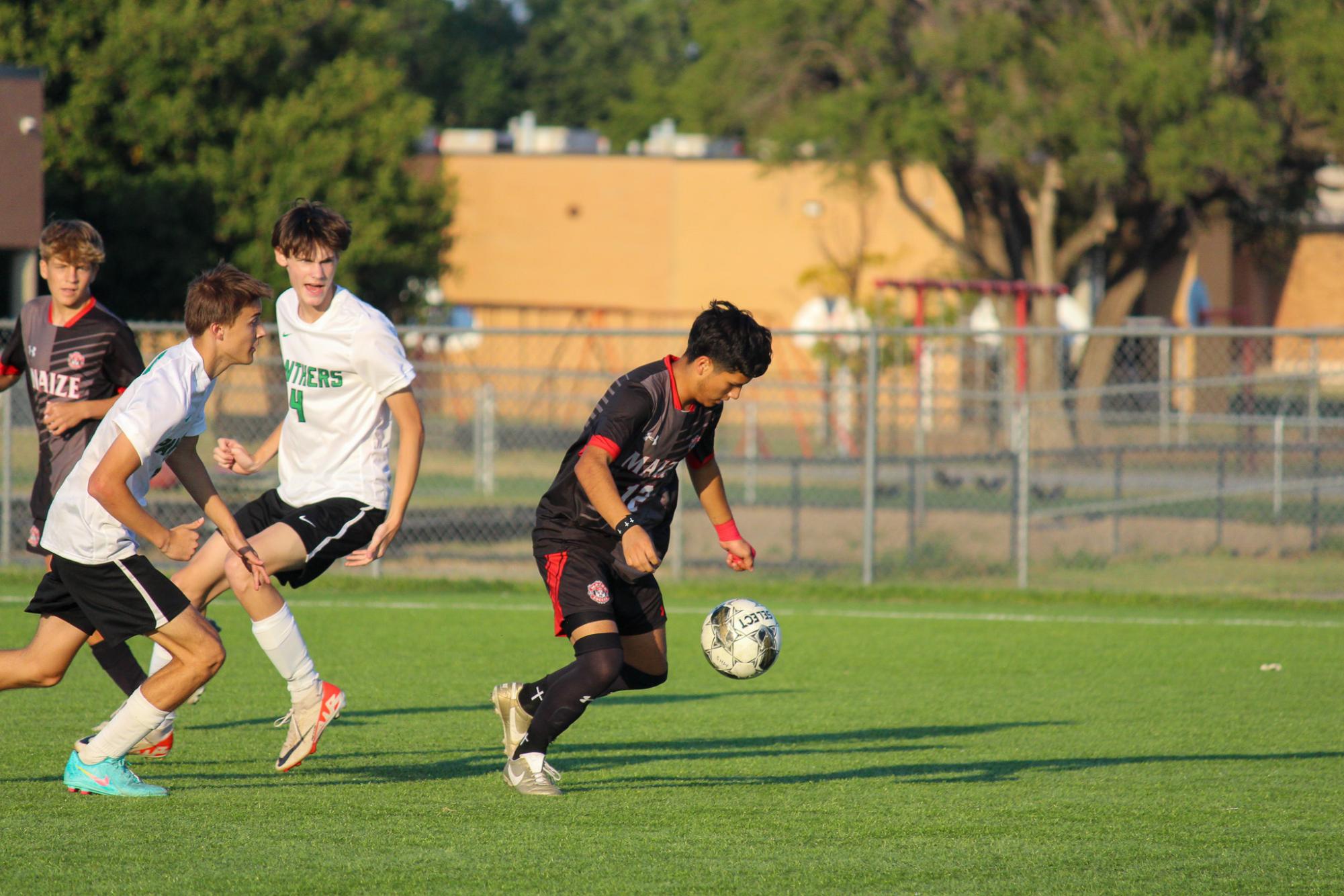 Boys Varsity soccer vs. Mazie High (Photos by Delainey Stephenson)