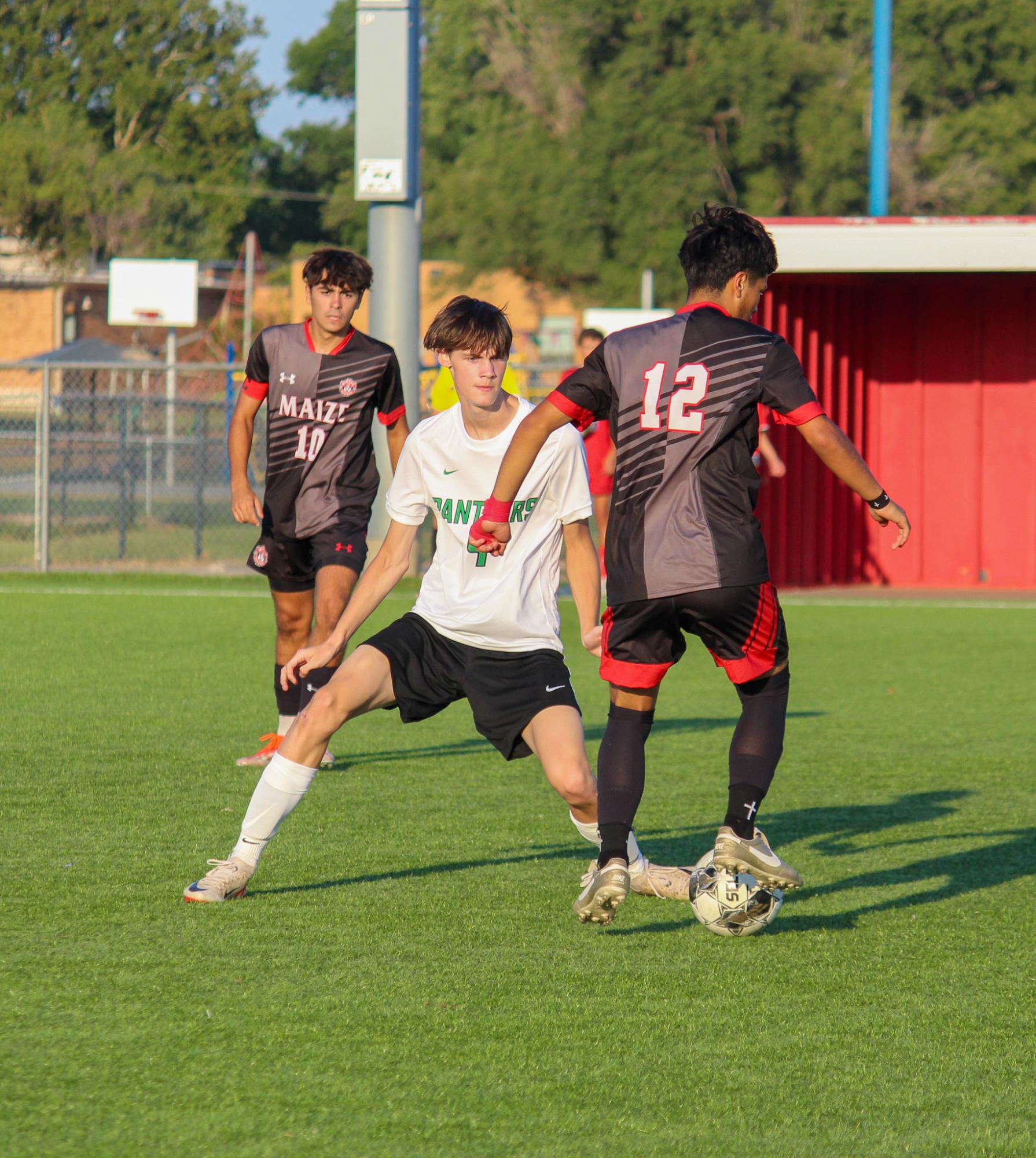 Boys Varsity soccer vs. Mazie High (Photos by Delainey Stephenson)