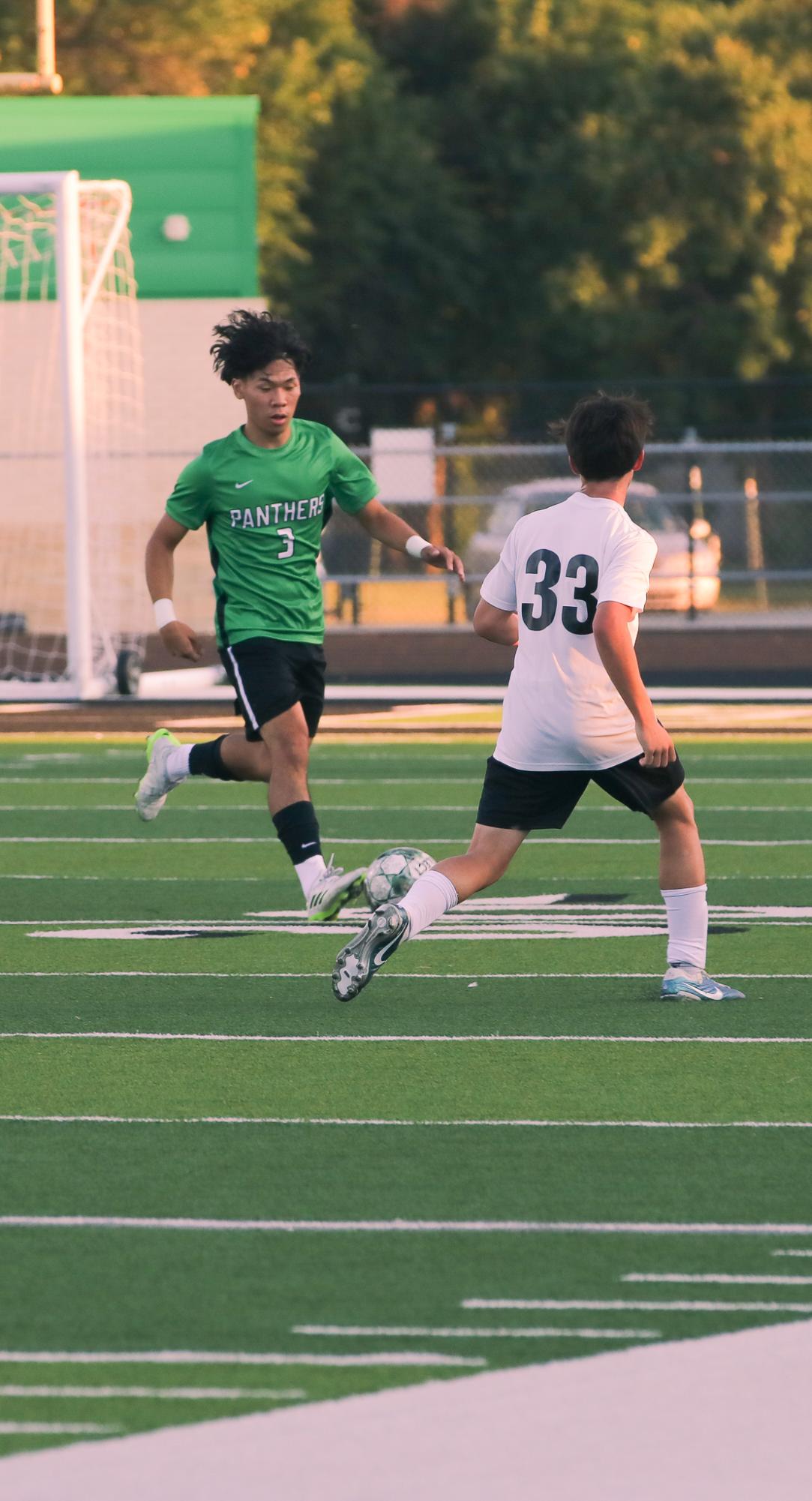 Boys varsity soccer vs. Goddard (Photos by Ava Mbawuike)