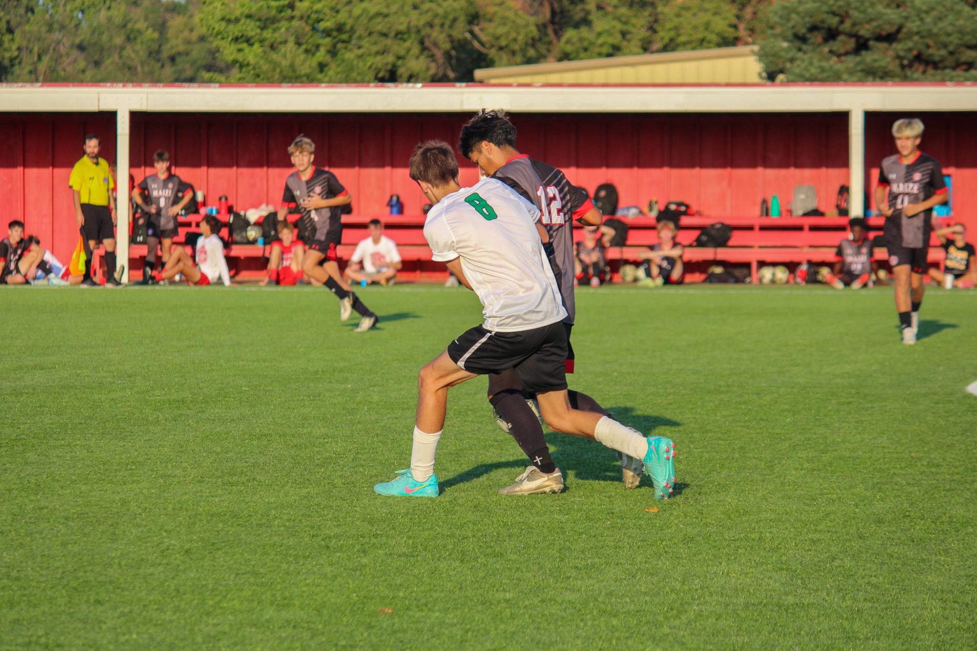 Boys Varsity soccer vs. Mazie High (Photos by Delainey Stephenson)