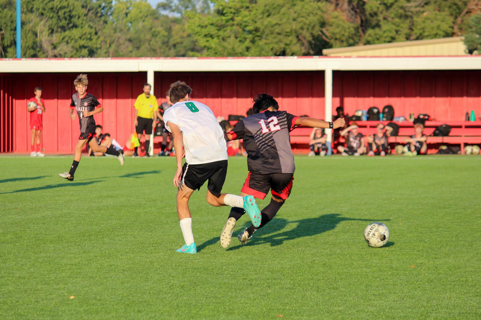 Boys Varsity soccer vs. Mazie High (Photos by Delainey Stephenson)