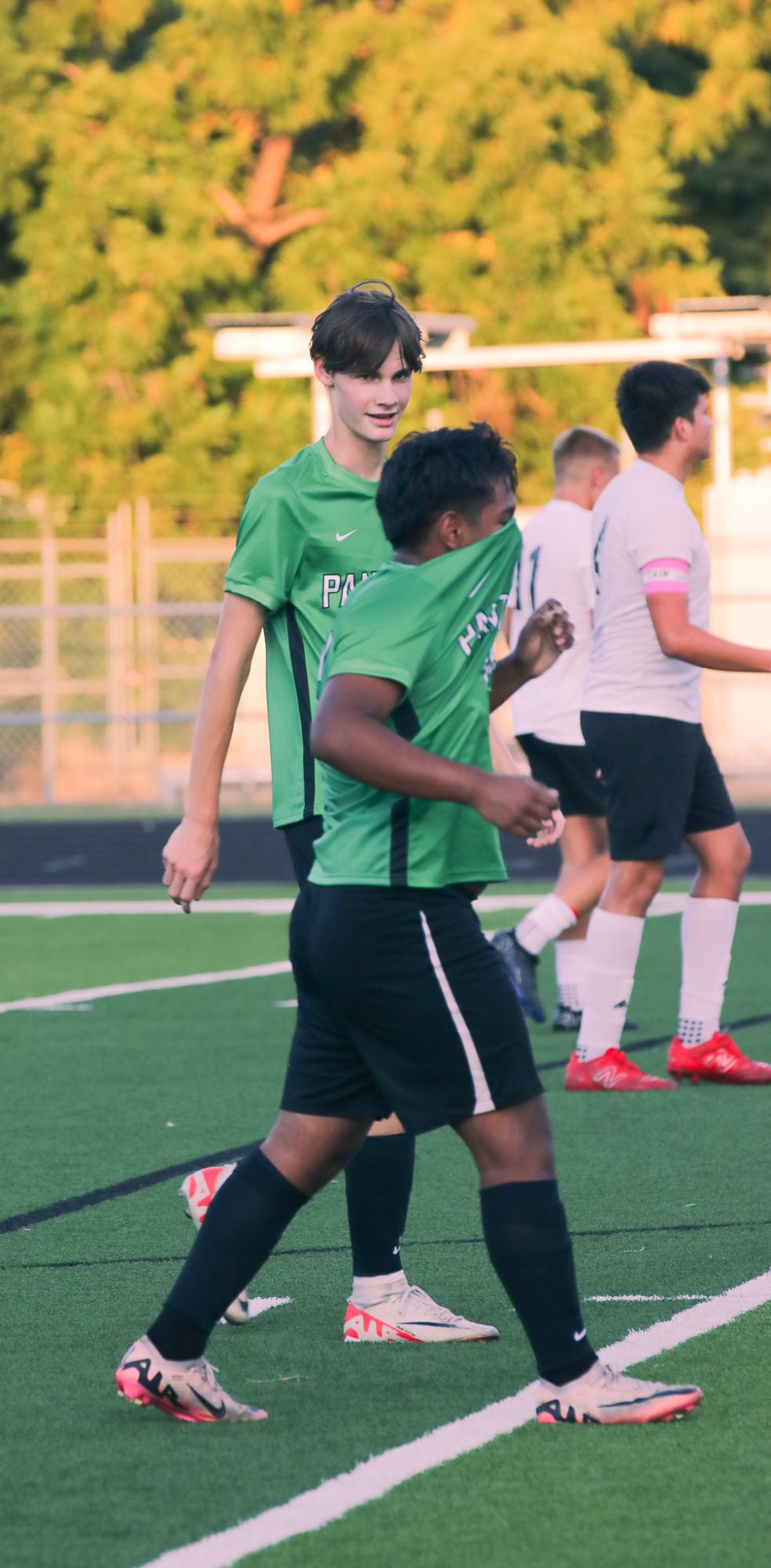 Boys varsity soccer vs. Goddard (Photos by Ava Mbawuike)