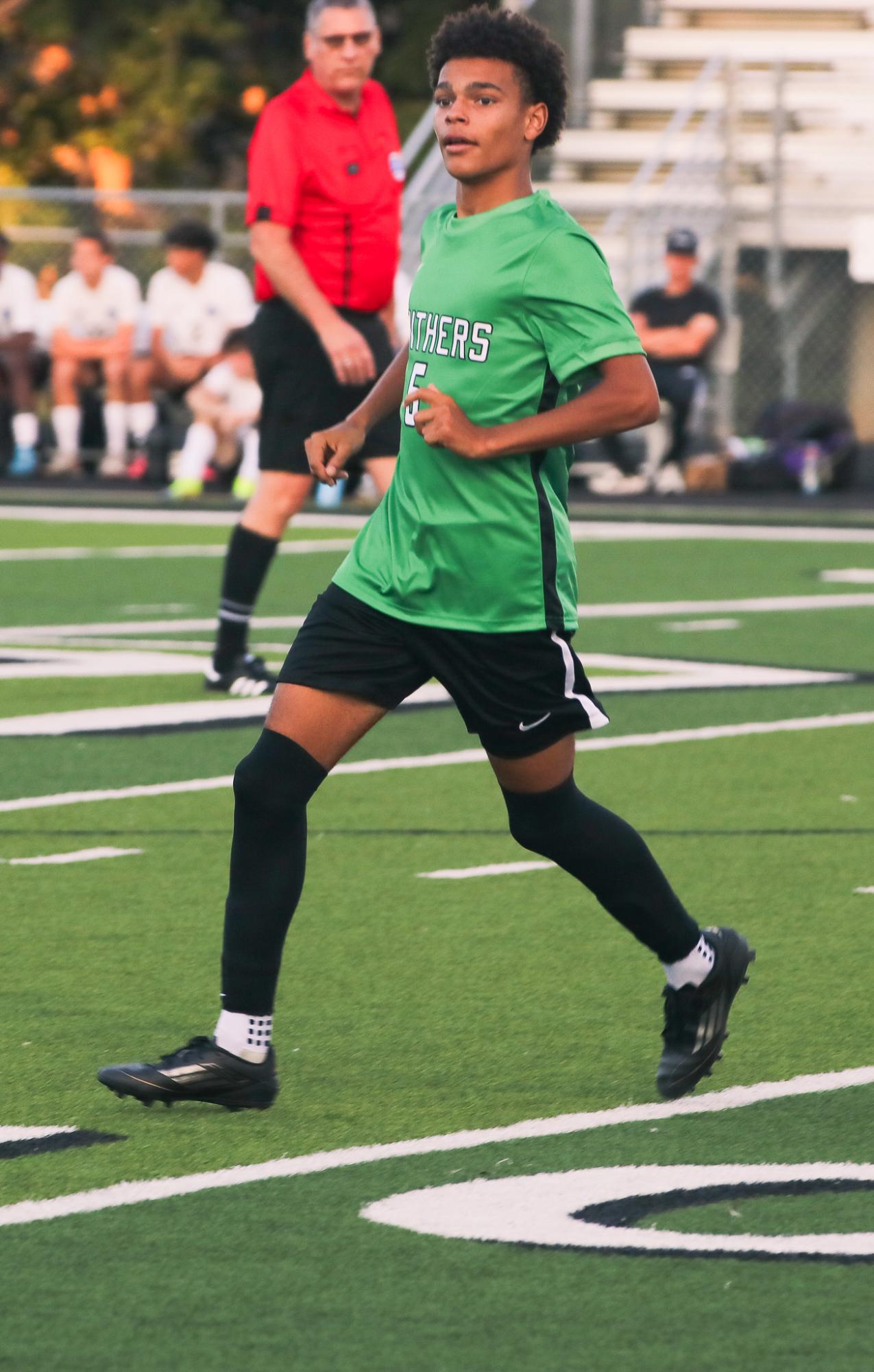 Boys varsity soccer vs. Goddard (Photos by Ava Mbawuike)