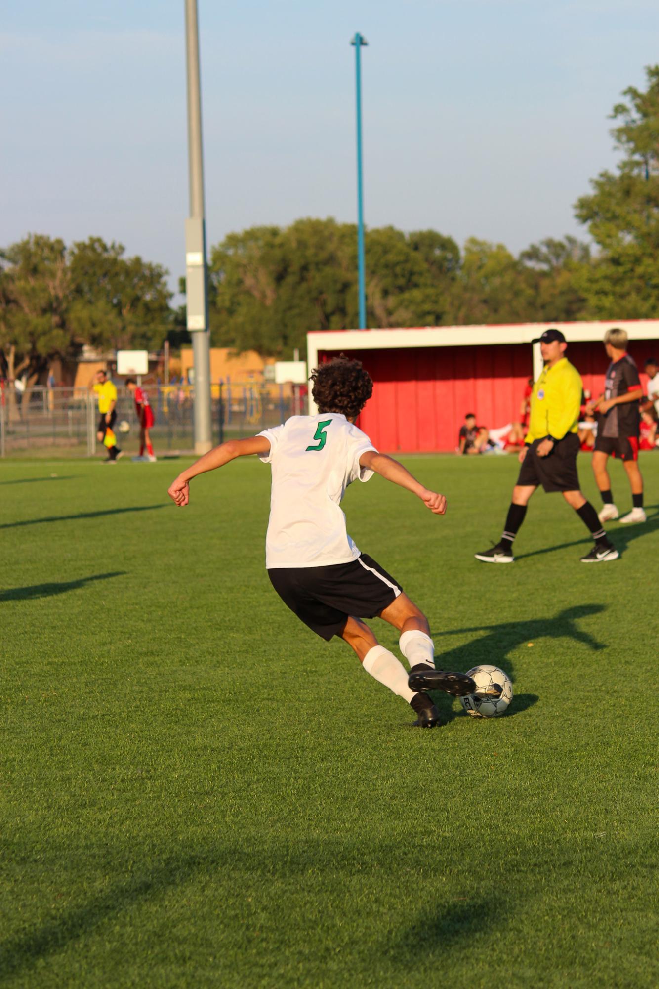 Boys Varsity soccer vs. Mazie High (Photos by Delainey Stephenson)